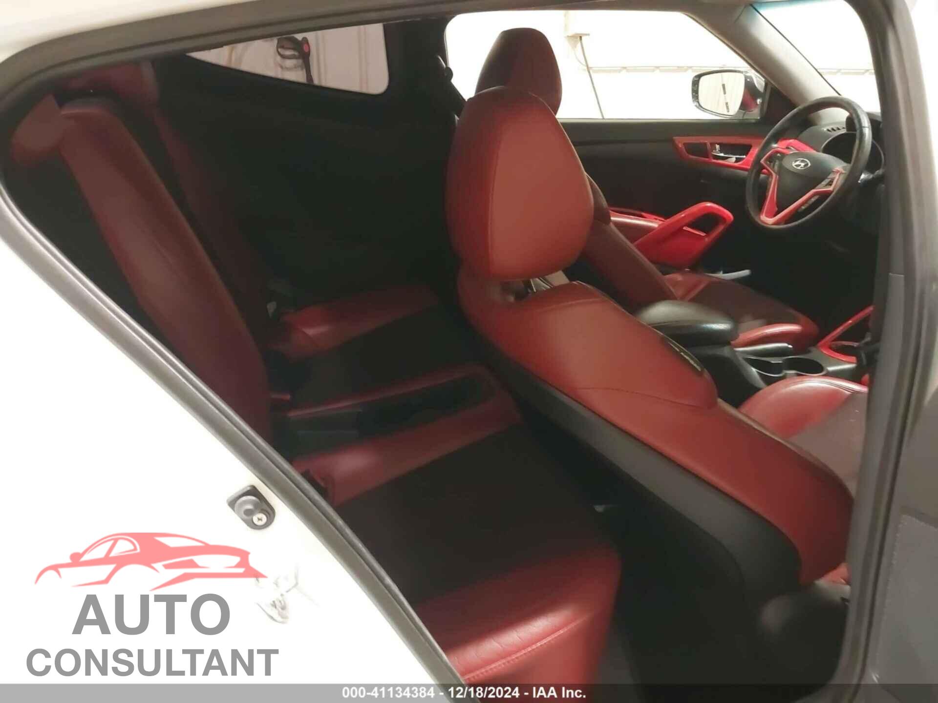 HYUNDAI VELOSTER 2012 - KMHTC6AD4CU071414