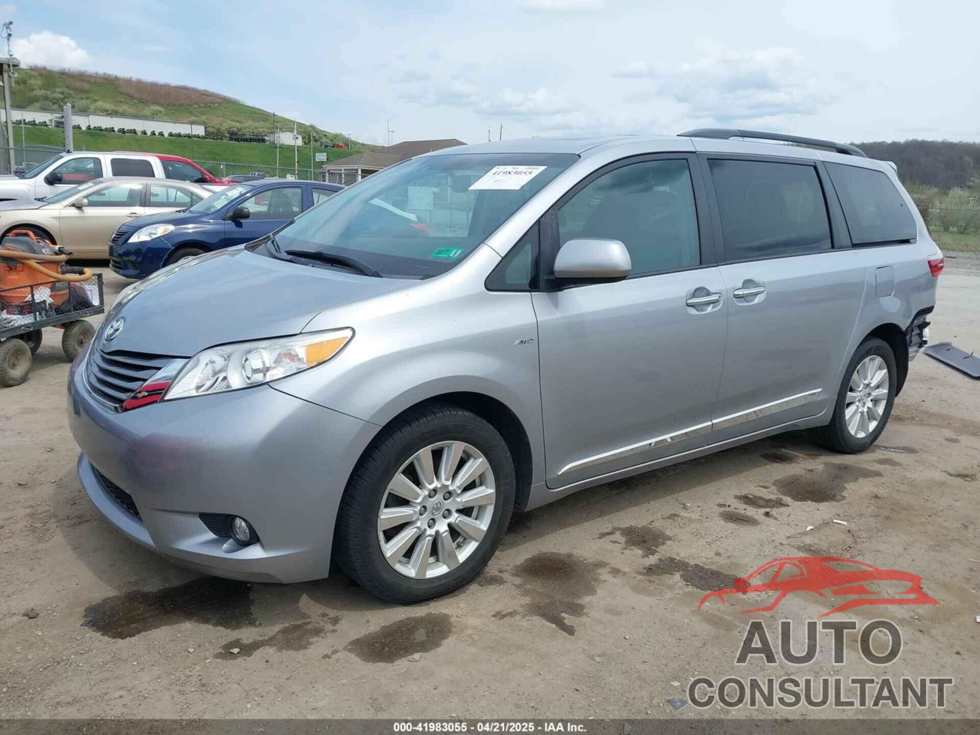 TOYOTA SIENNA 2017 - 5TDDZ3DC4HS164017