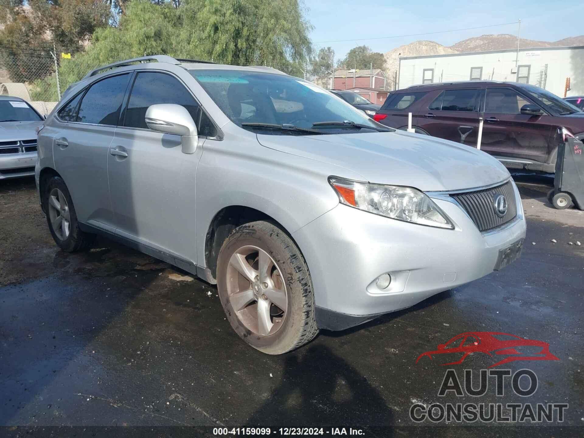 LEXUS RX 350 2012 - JTJZK1BAXC2414146