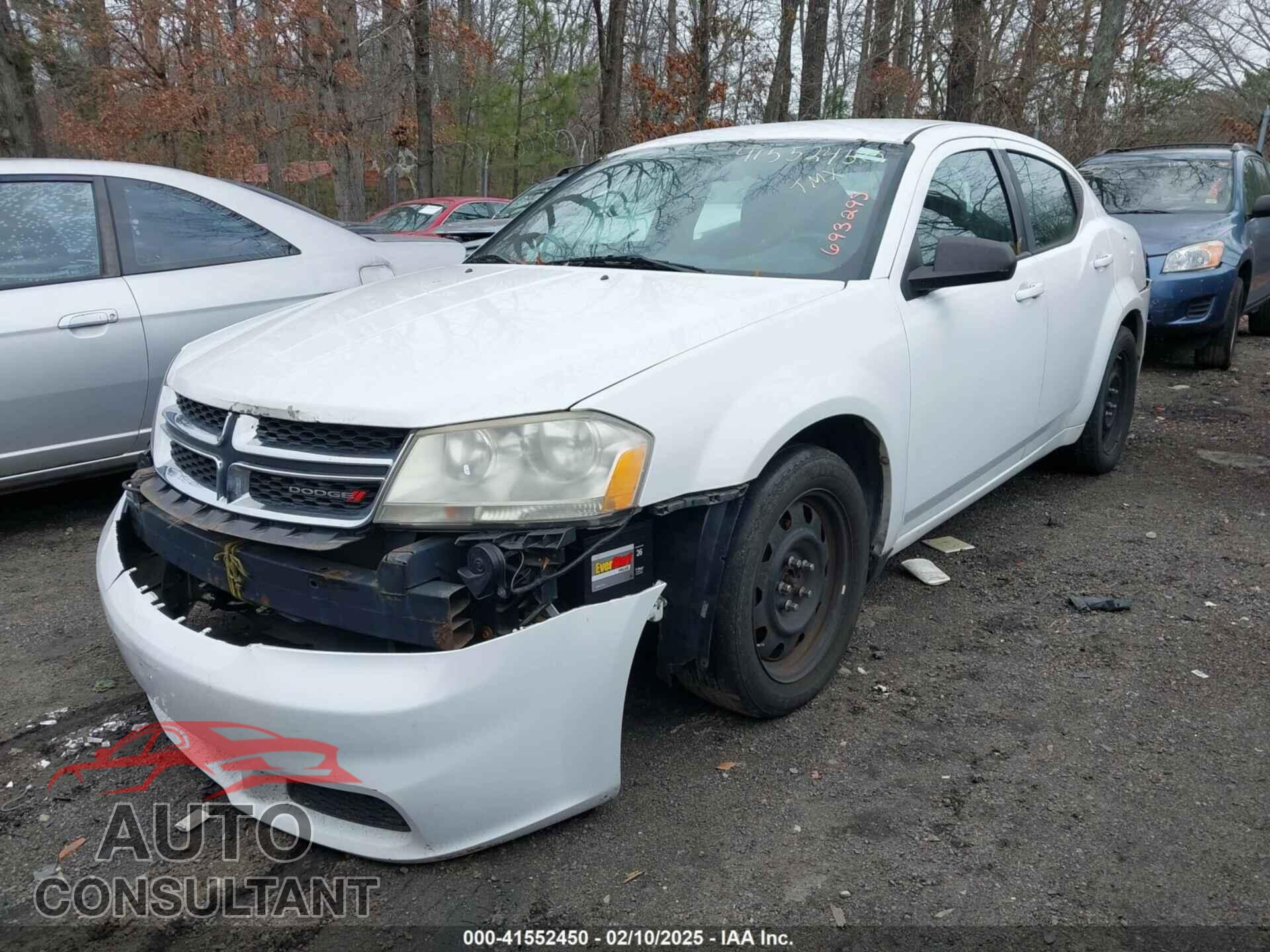 DODGE AVENGER 2013 - 1C3CDZAB7DN693295
