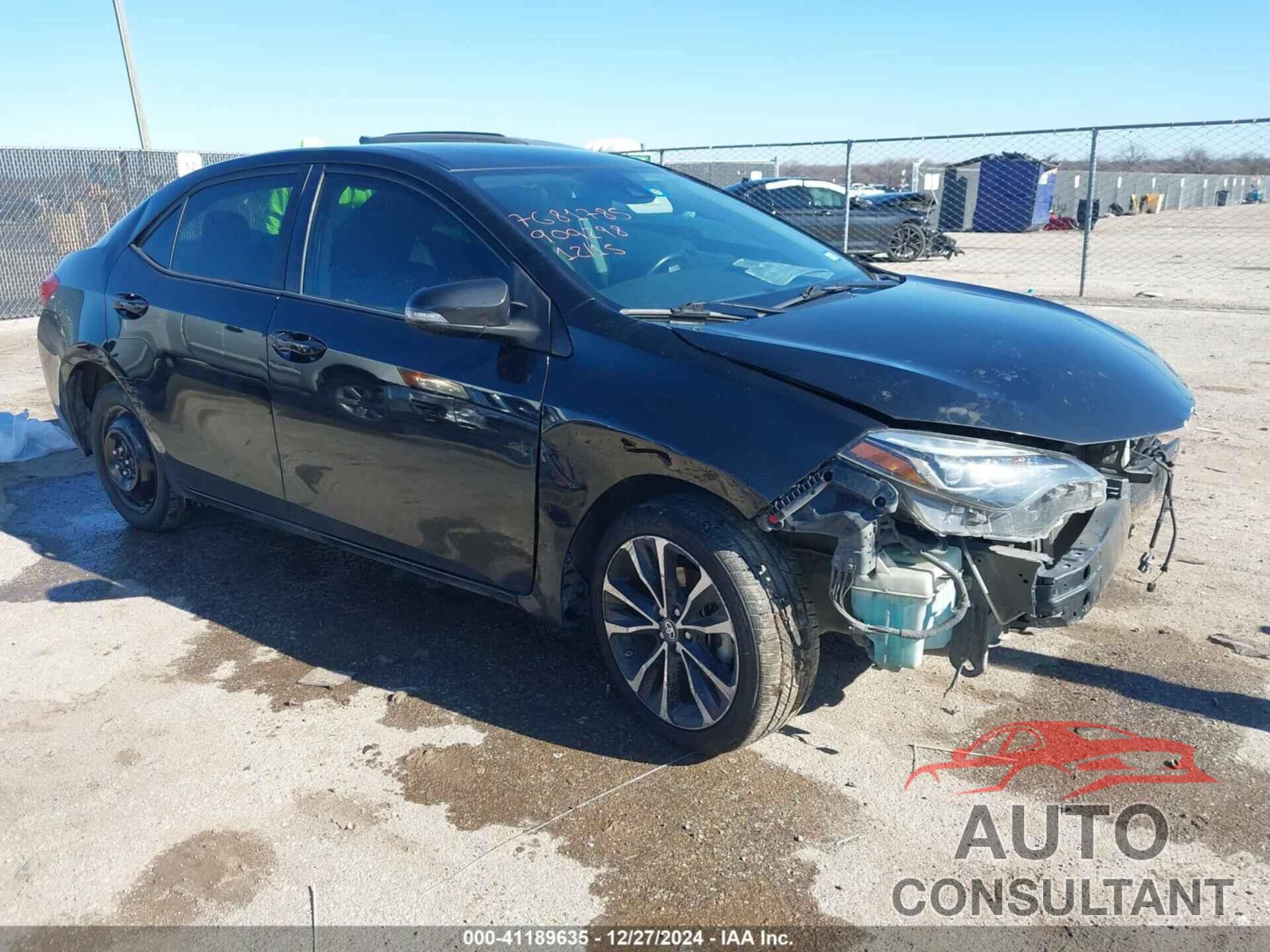 TOYOTA COROLLA 2019 - 5YFBURHE0KP909298