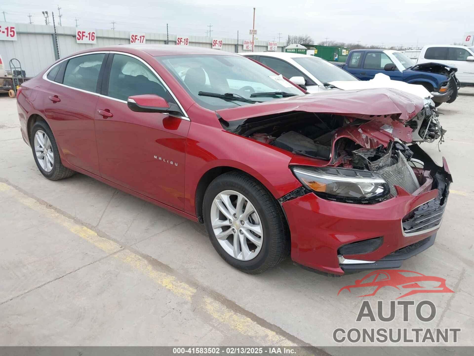 CHEVROLET MALIBU 2017 - 1G1ZE5ST4HF292914