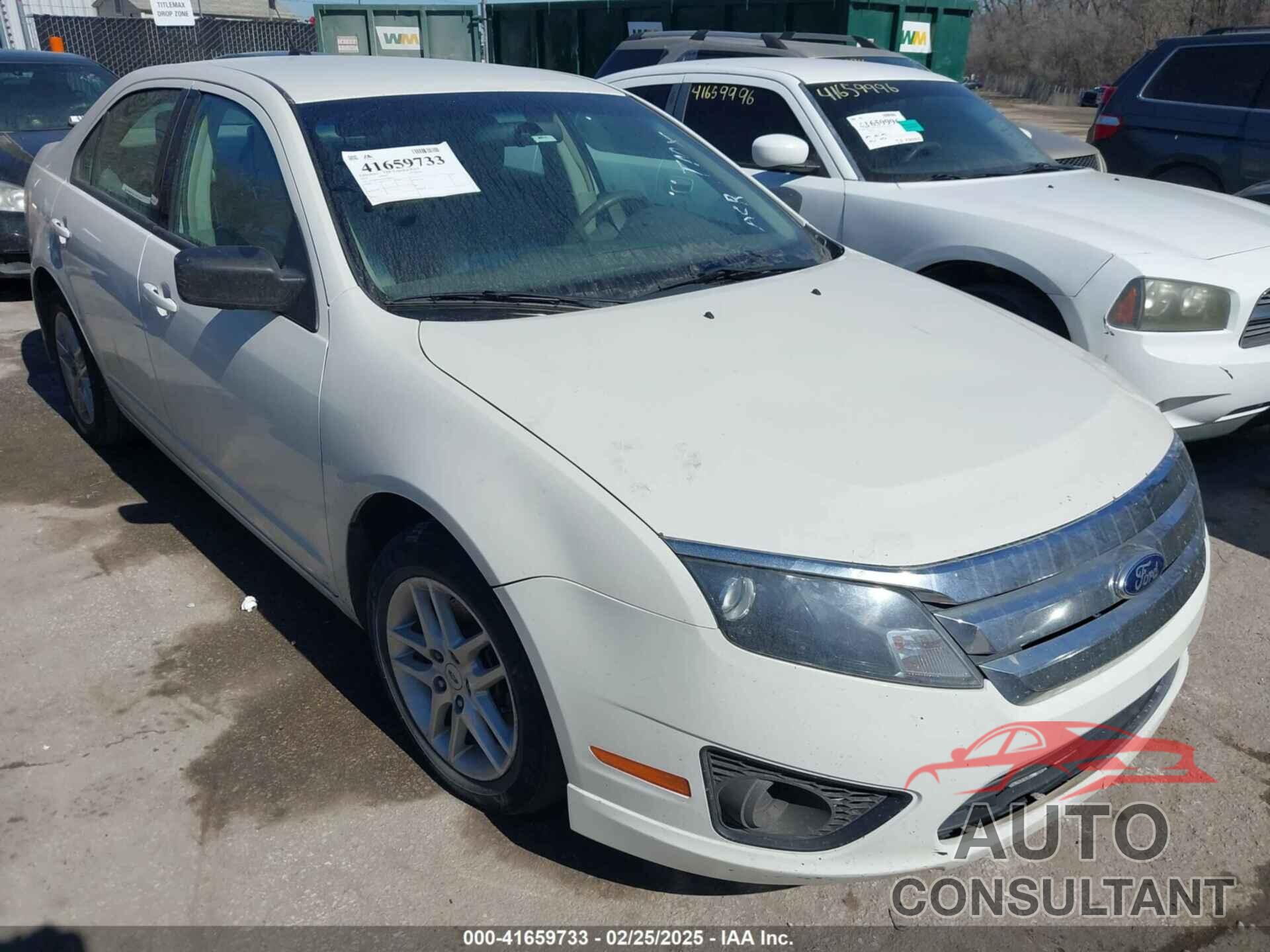 FORD FUSION 2012 - 3FAHP0GA5CR356046