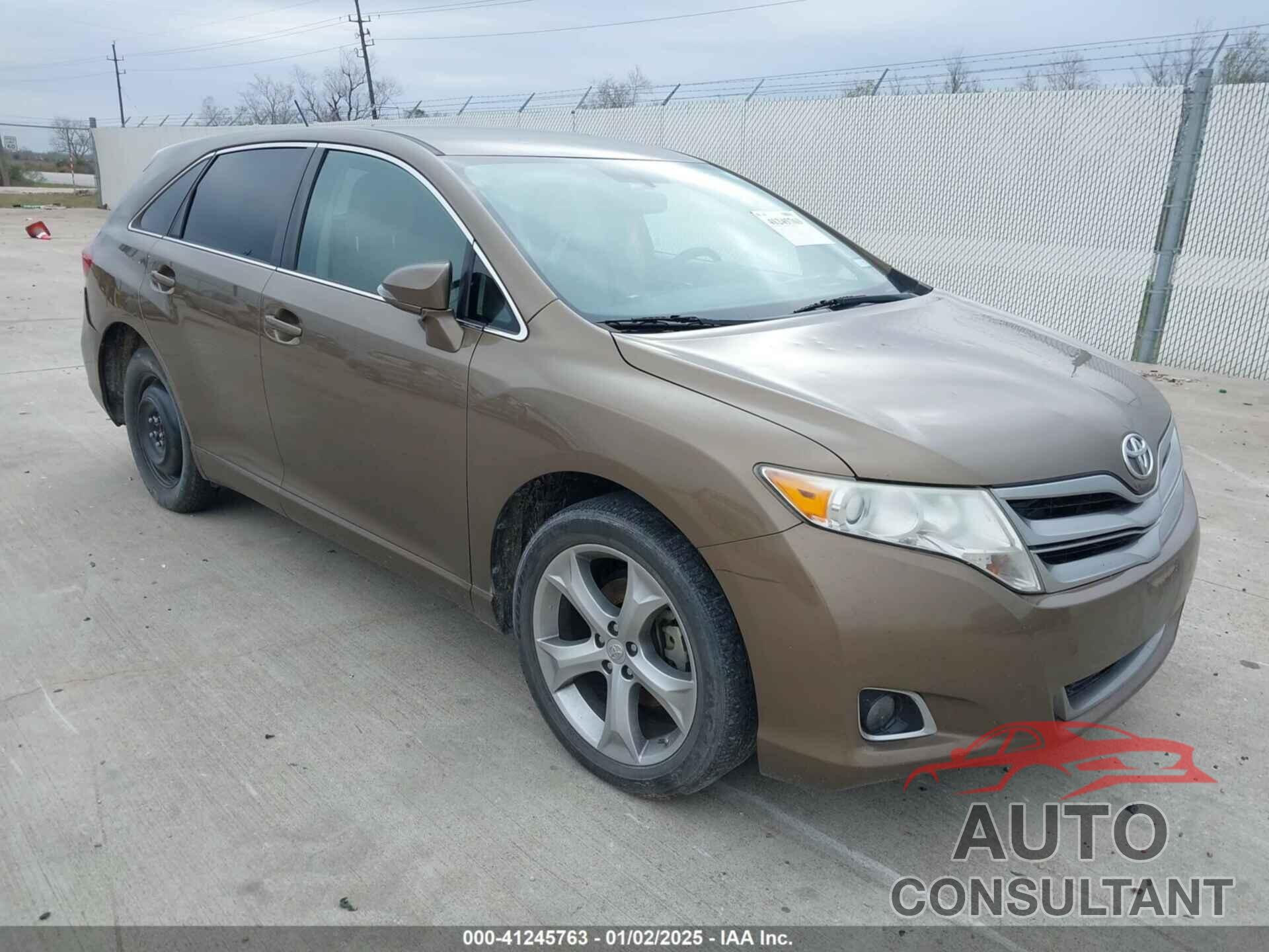 TOYOTA VENZA 2013 - 4T3ZK3BB0DU057348