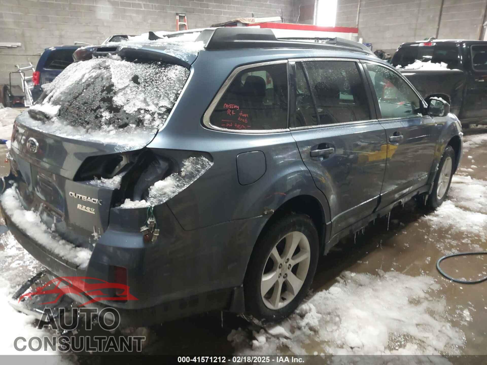 SUBARU OUTBACK 2014 - 4S4BRBCC3E3227877