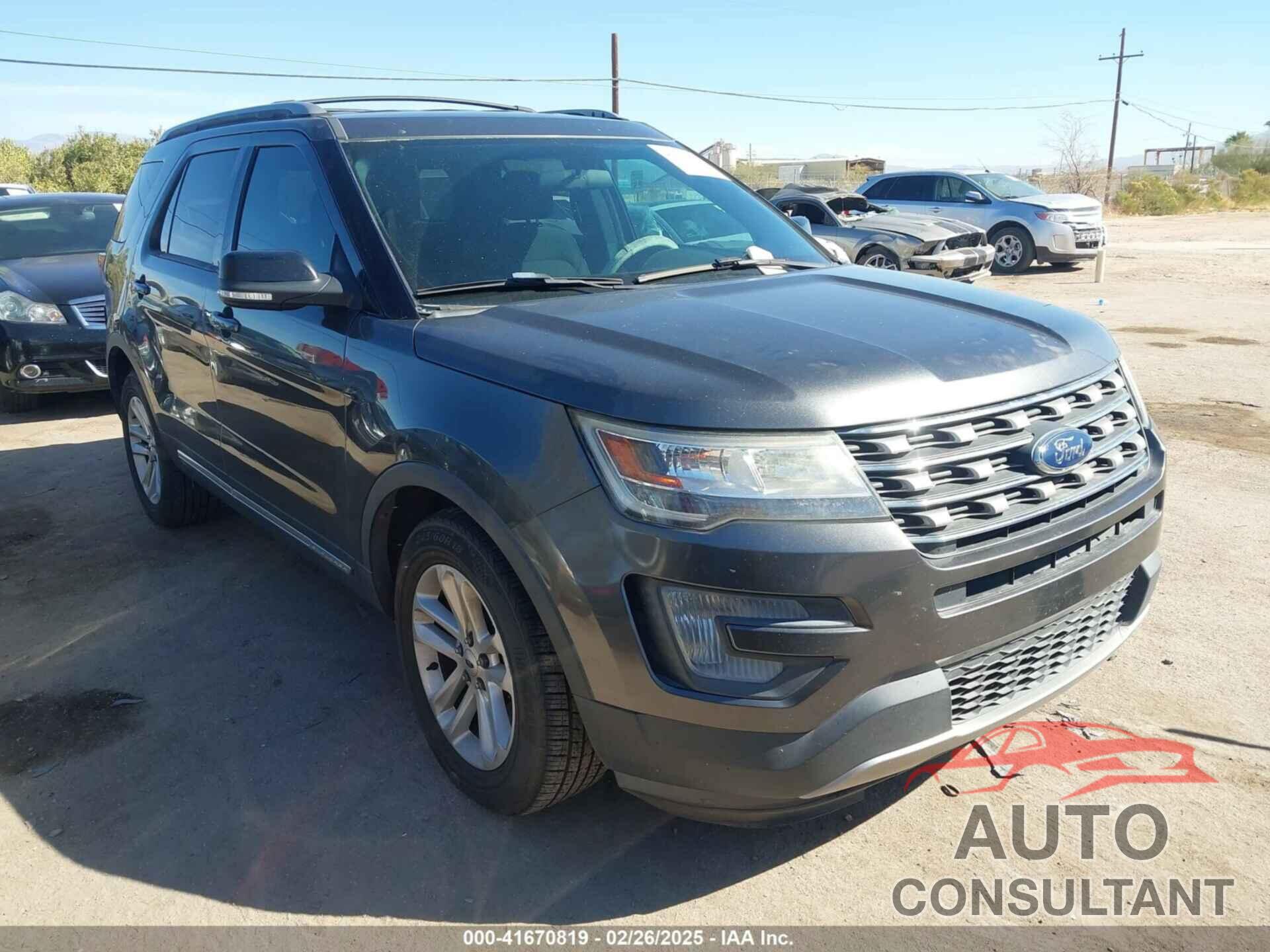 FORD EXPLORER 2017 - 1FM5K7D85HGE24765
