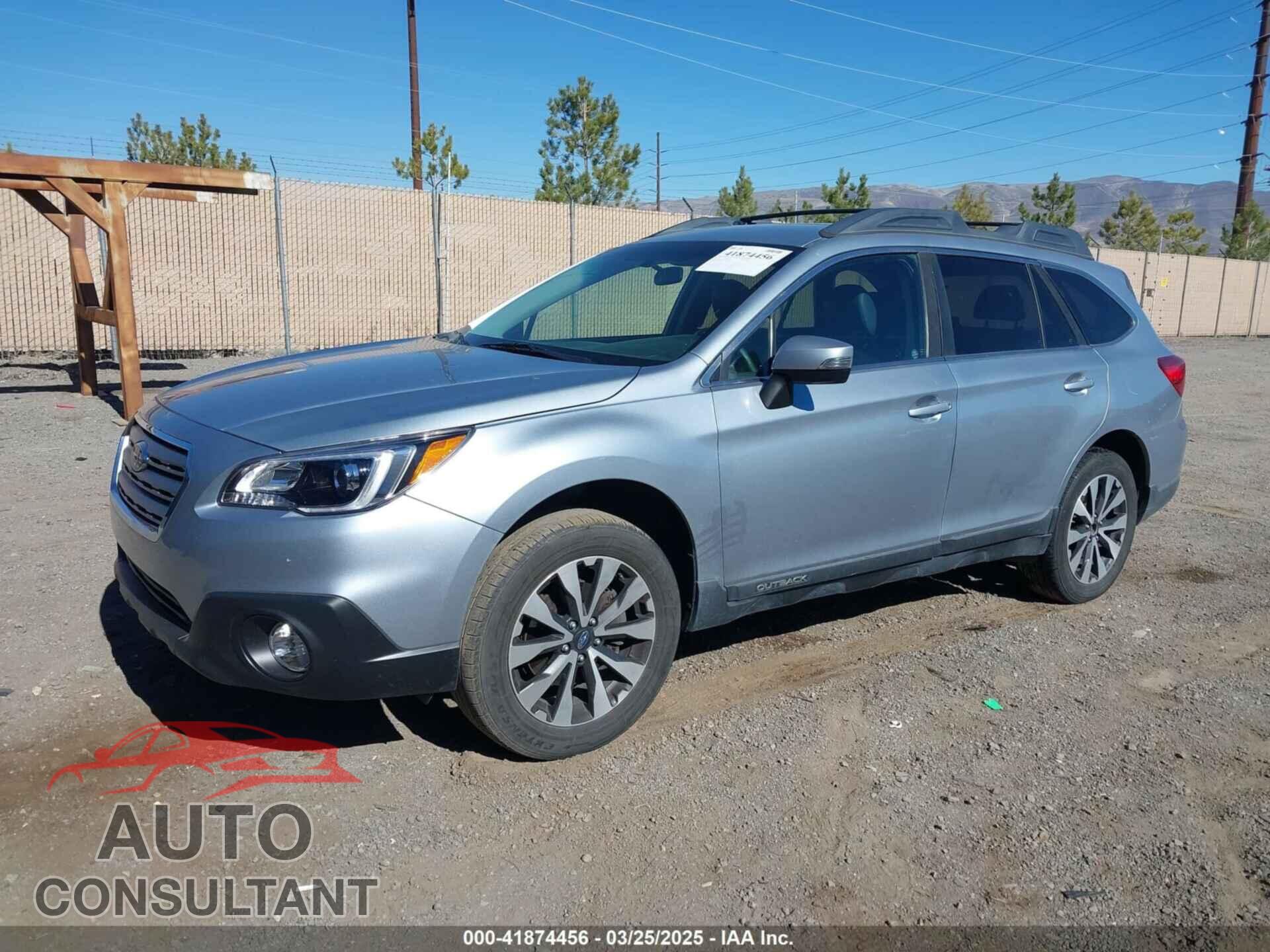 SUBARU OUTBACK 2015 - 4S4BSAJC2F3318321
