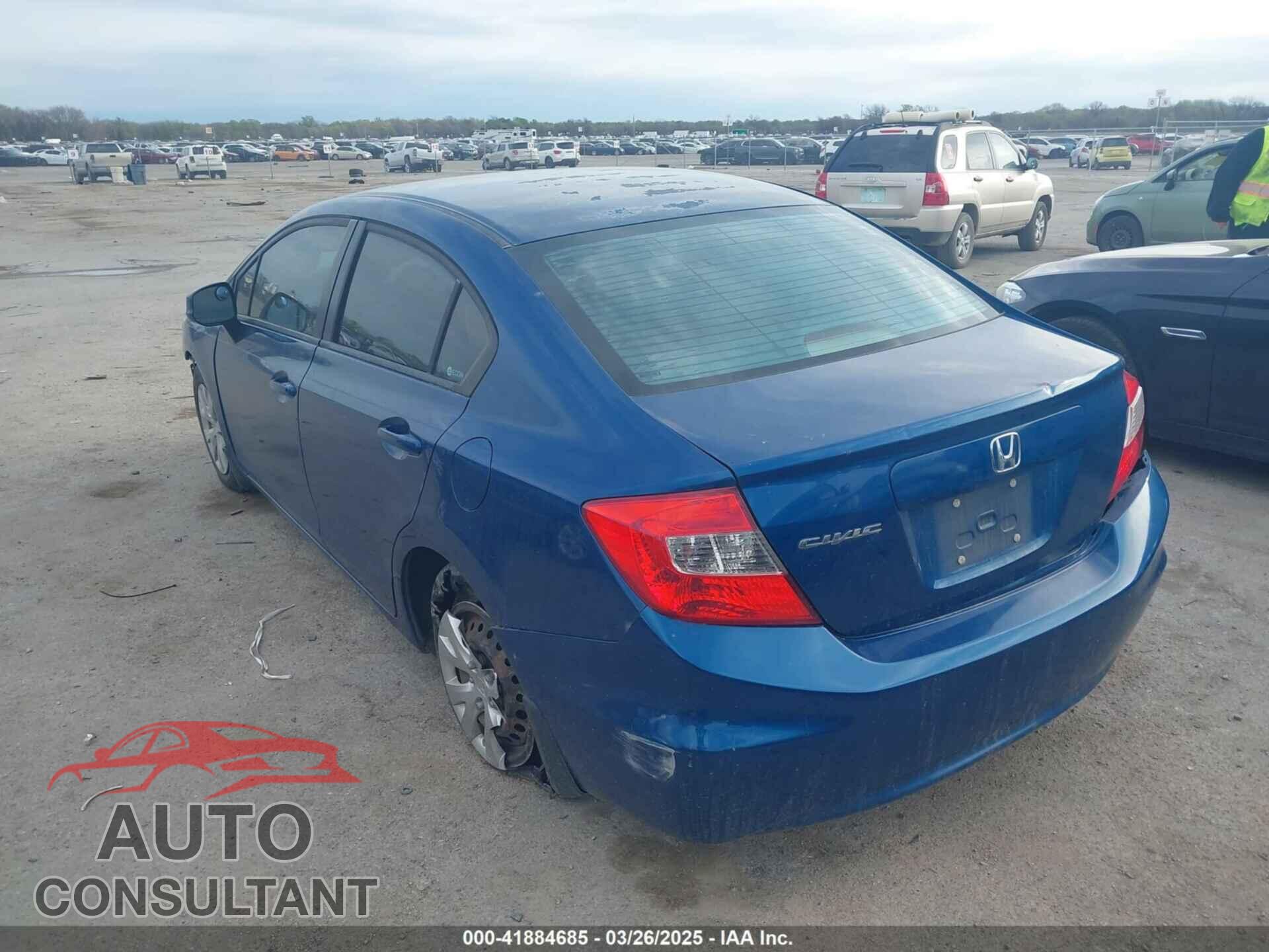 HONDA CIVIC 2012 - 19XFB2F54CE080661