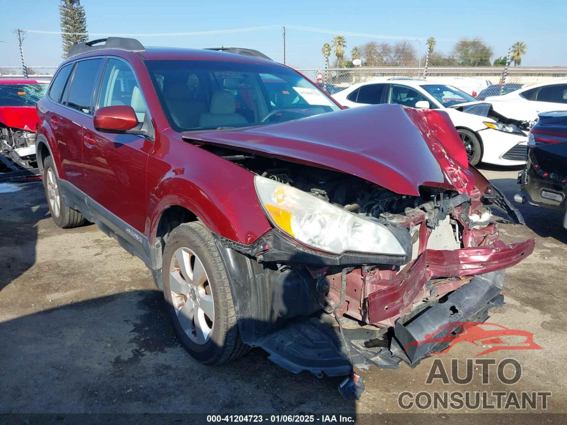 SUBARU OUTBACK 2011 - 4S4BRBLC0B3407801