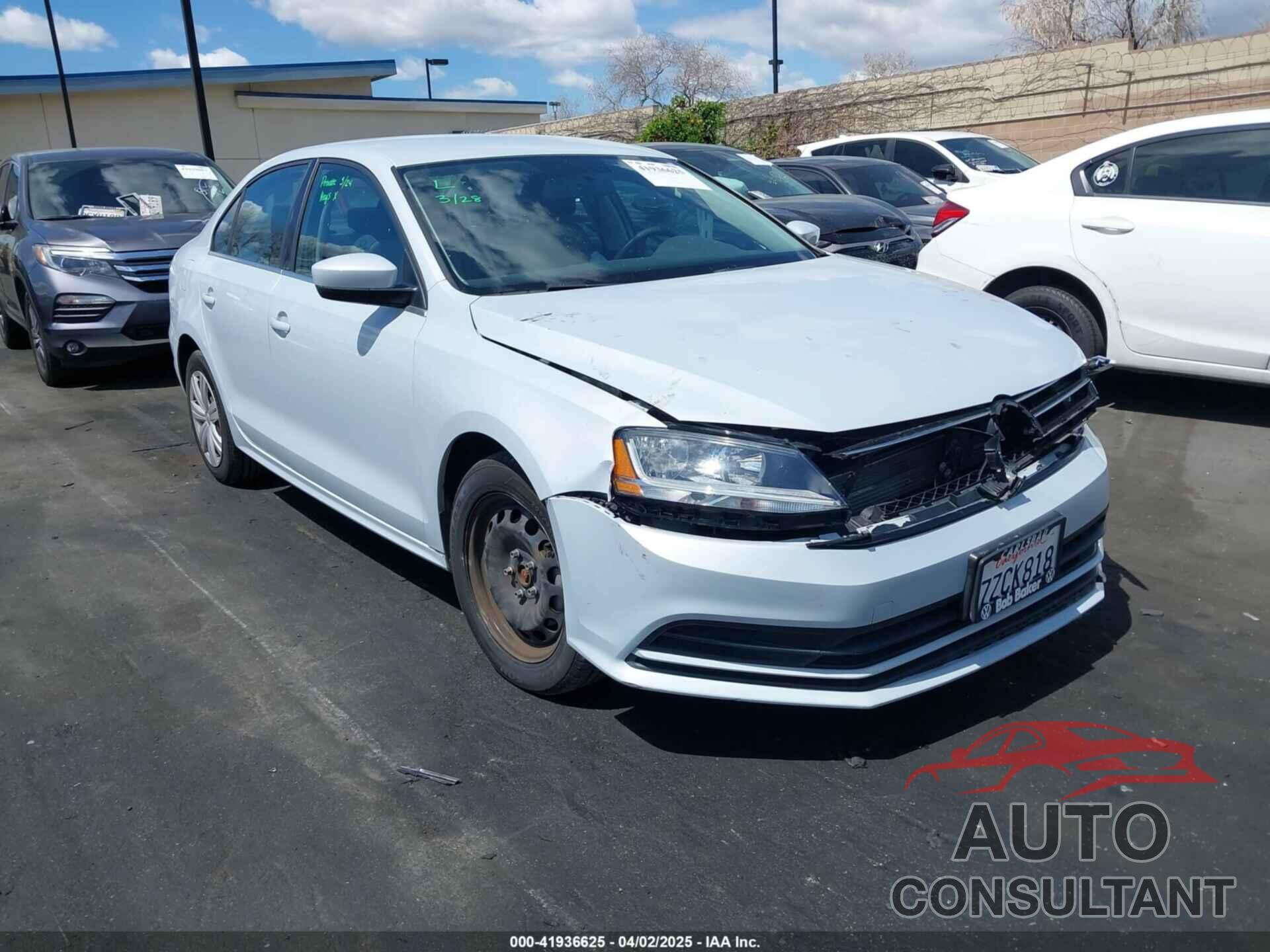 VOLKSWAGEN JETTA 2017 - 3VW2B7AJ0HM393751