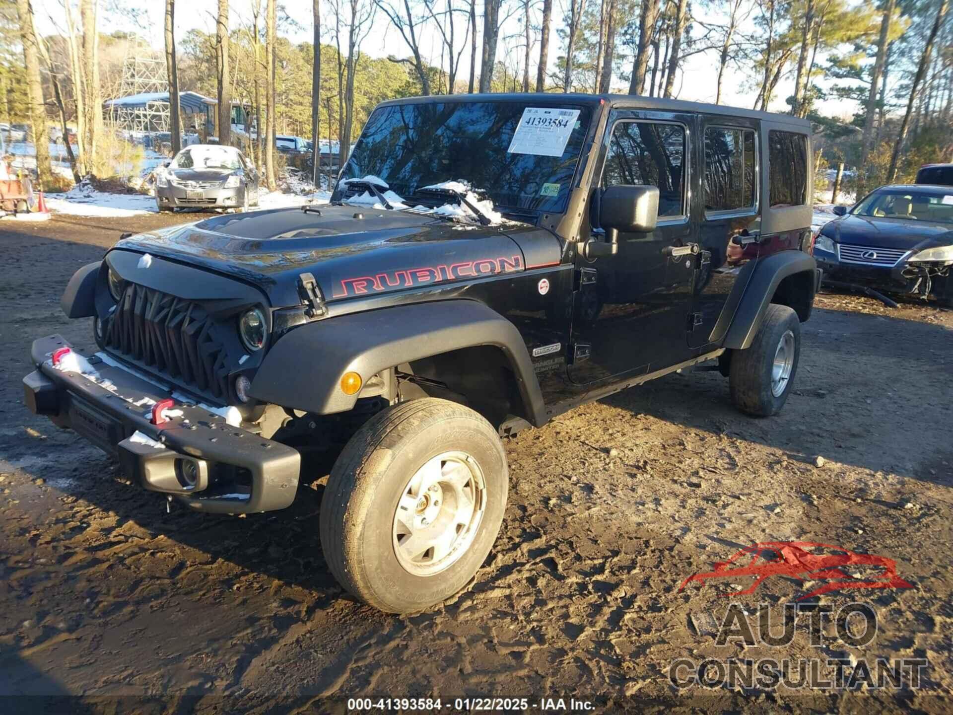 JEEP WRANGLER UNLIMITED 2017 - 1C4BJWFG4HL723096
