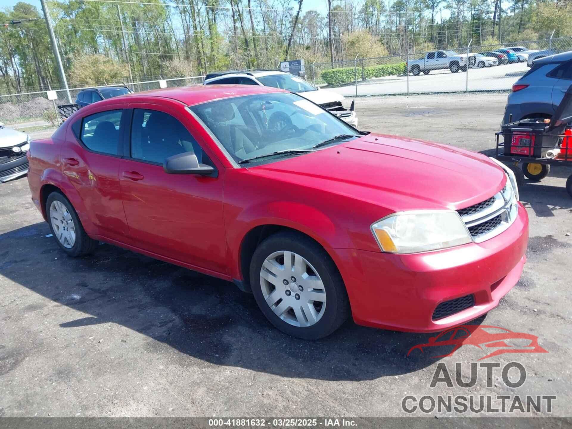 DODGE AVENGER 2013 - 1C3CDZABXDN529054