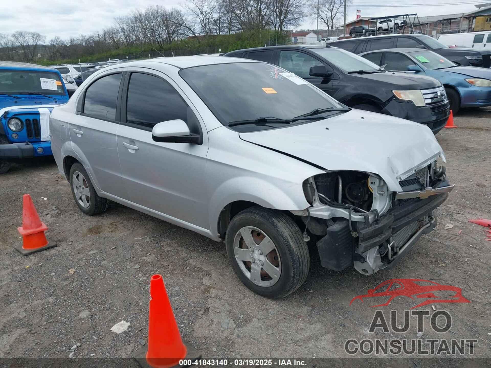 CHEVROLET AVEO 2011 - KL1TD5DE8BB131406