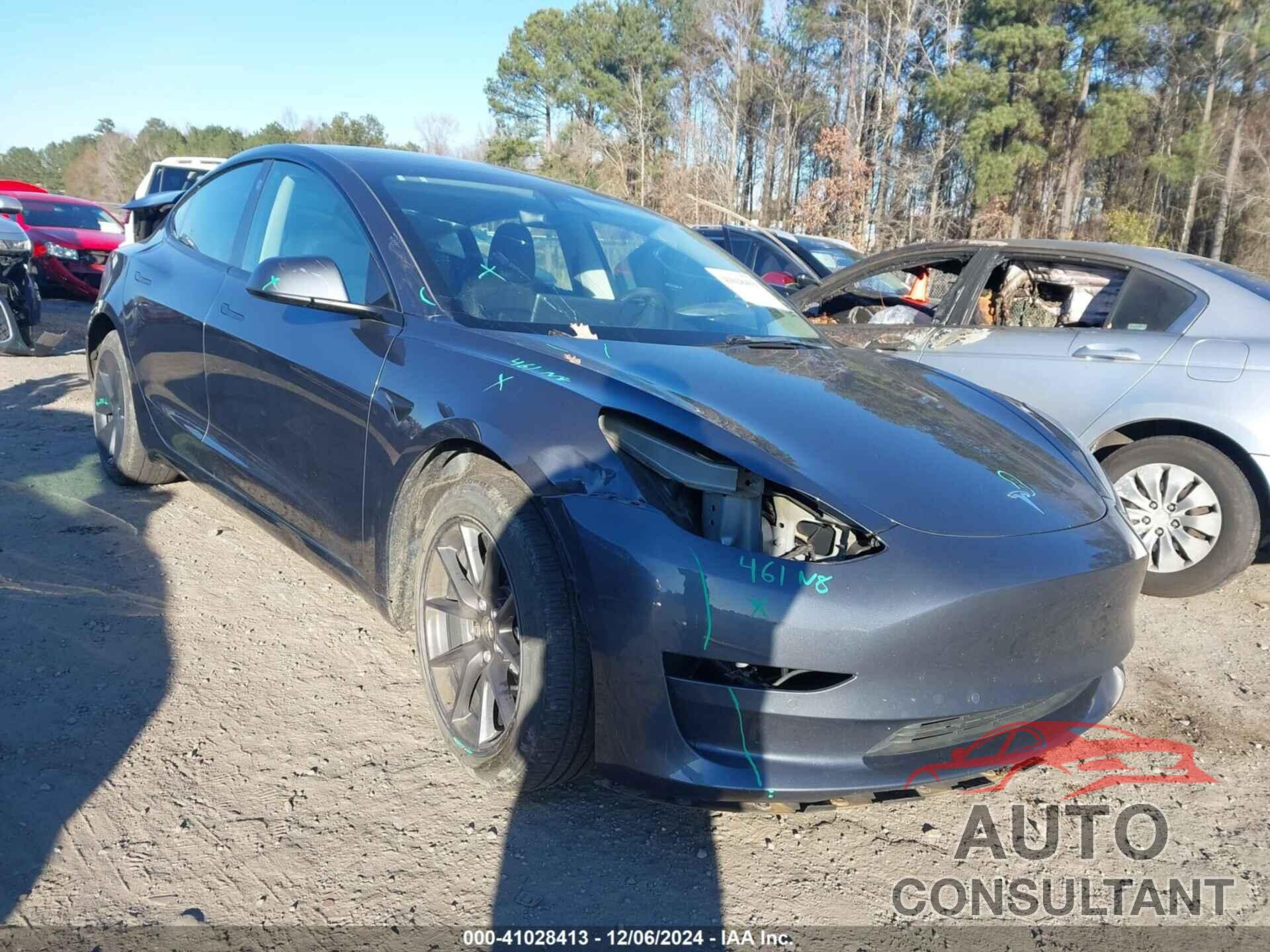 TESLA MODEL 3 2022 - 5YJ3E1EB8NF255597