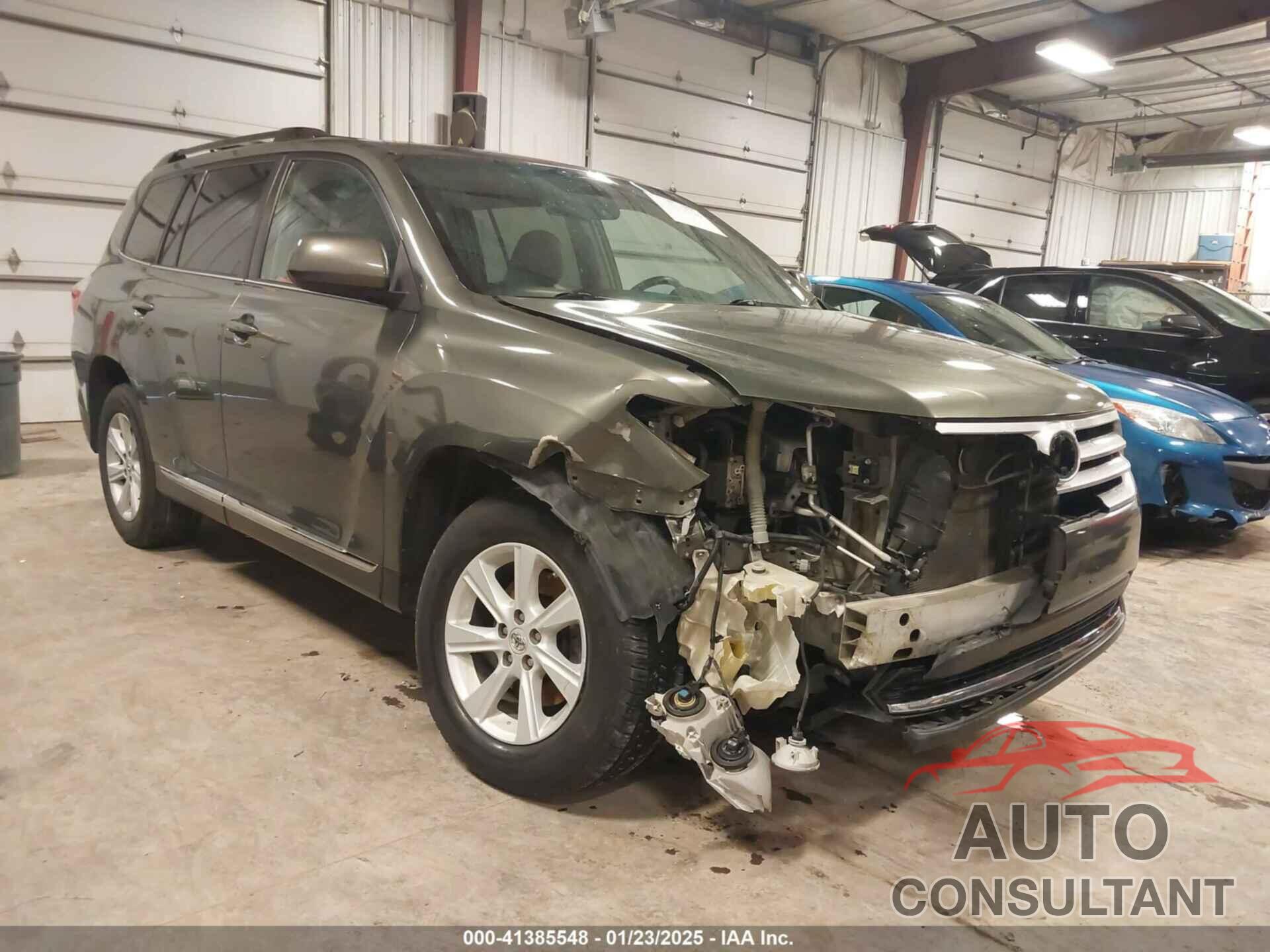 TOYOTA HIGHLANDER 2012 - 5TDBK3EH7CS128675