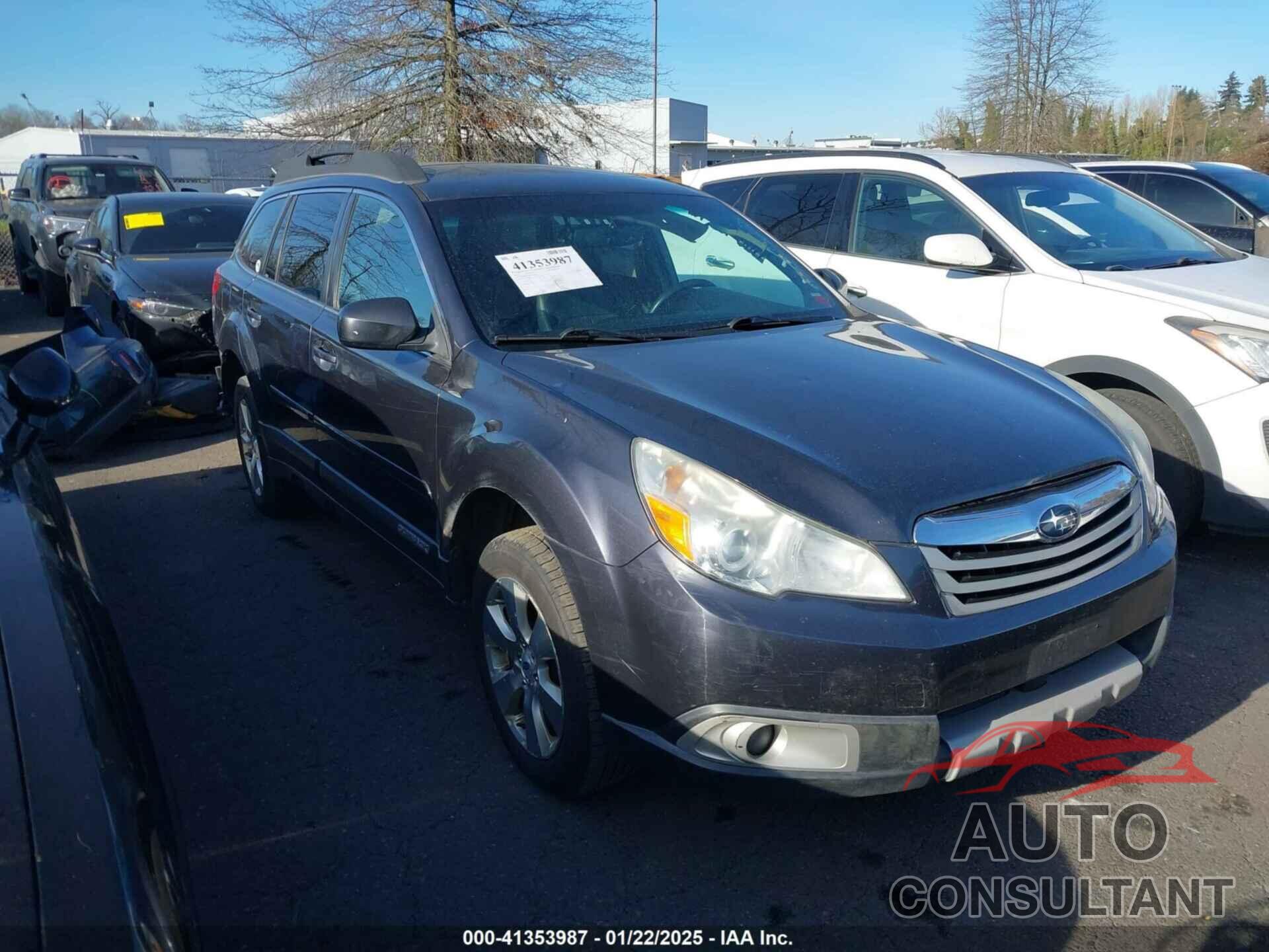 SUBARU OUTBACK 2012 - 4S4BRDKC0C2216917