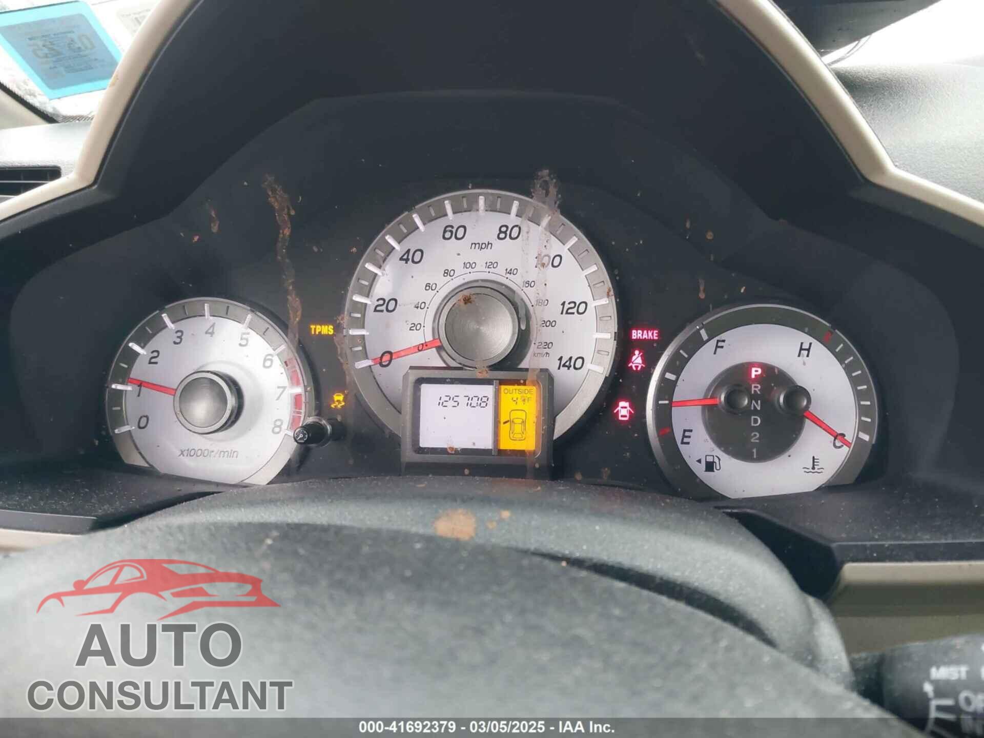HONDA PILOT 2012 - 5FNYF4H47CB049685
