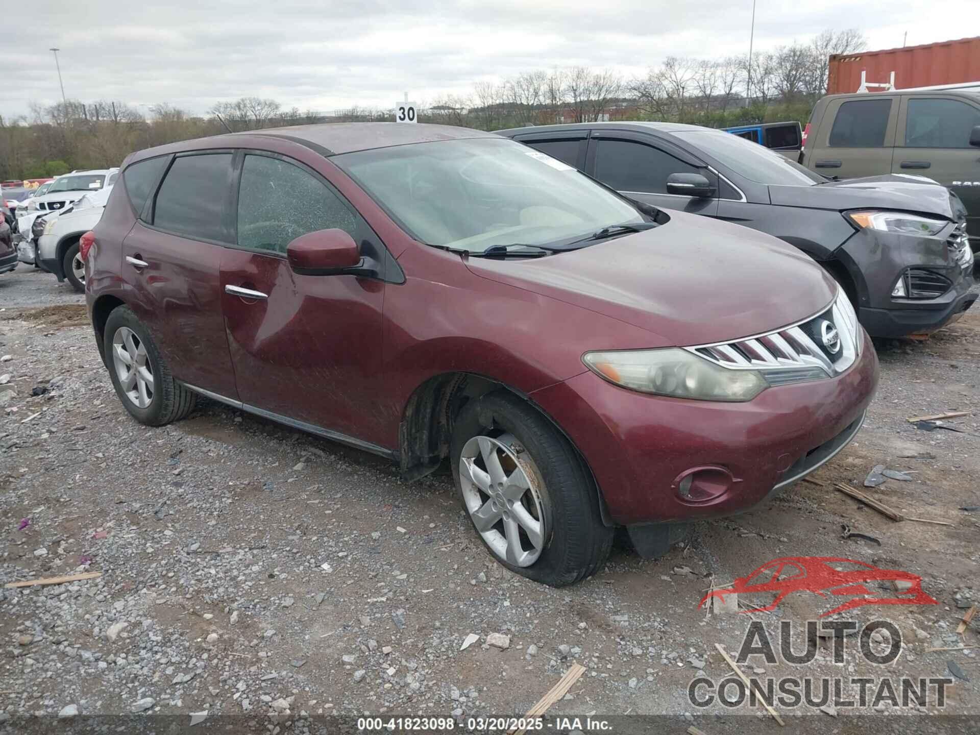NISSAN MURANO 2009 - JN8AZ18U19W101554