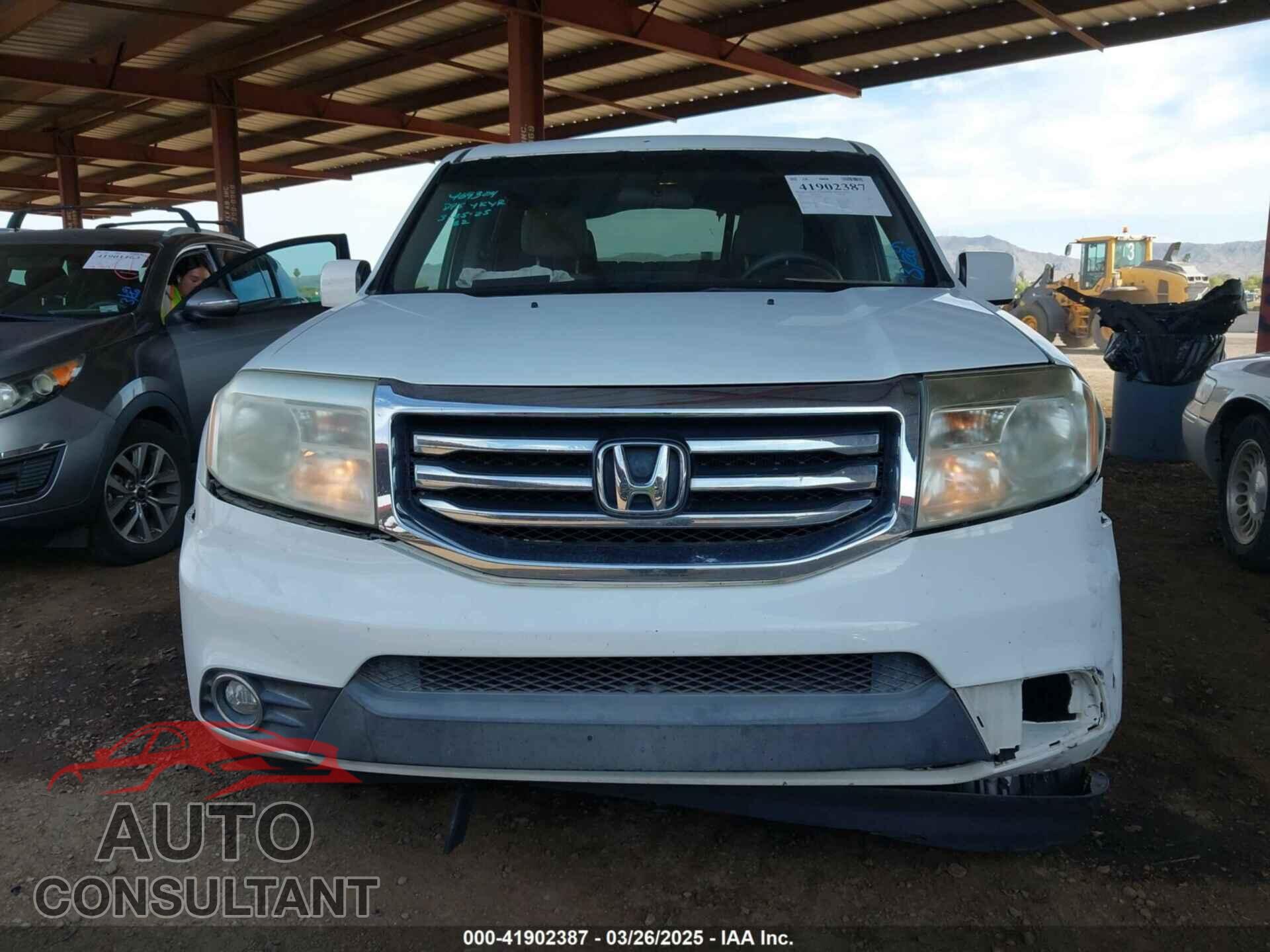 HONDA PILOT 2012 - 5FNYF3H45CB031857
