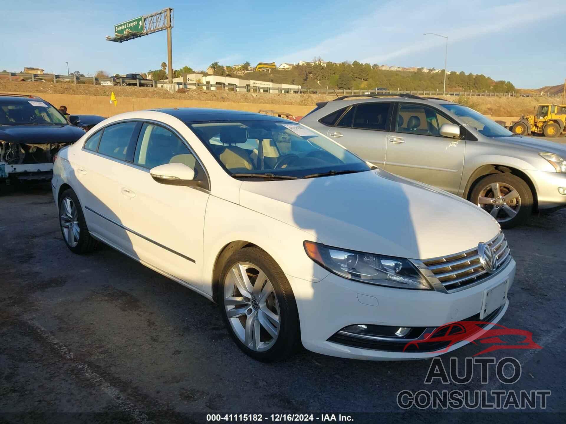 VOLKSWAGEN CC 2013 - WVWRP7ANXDE504280