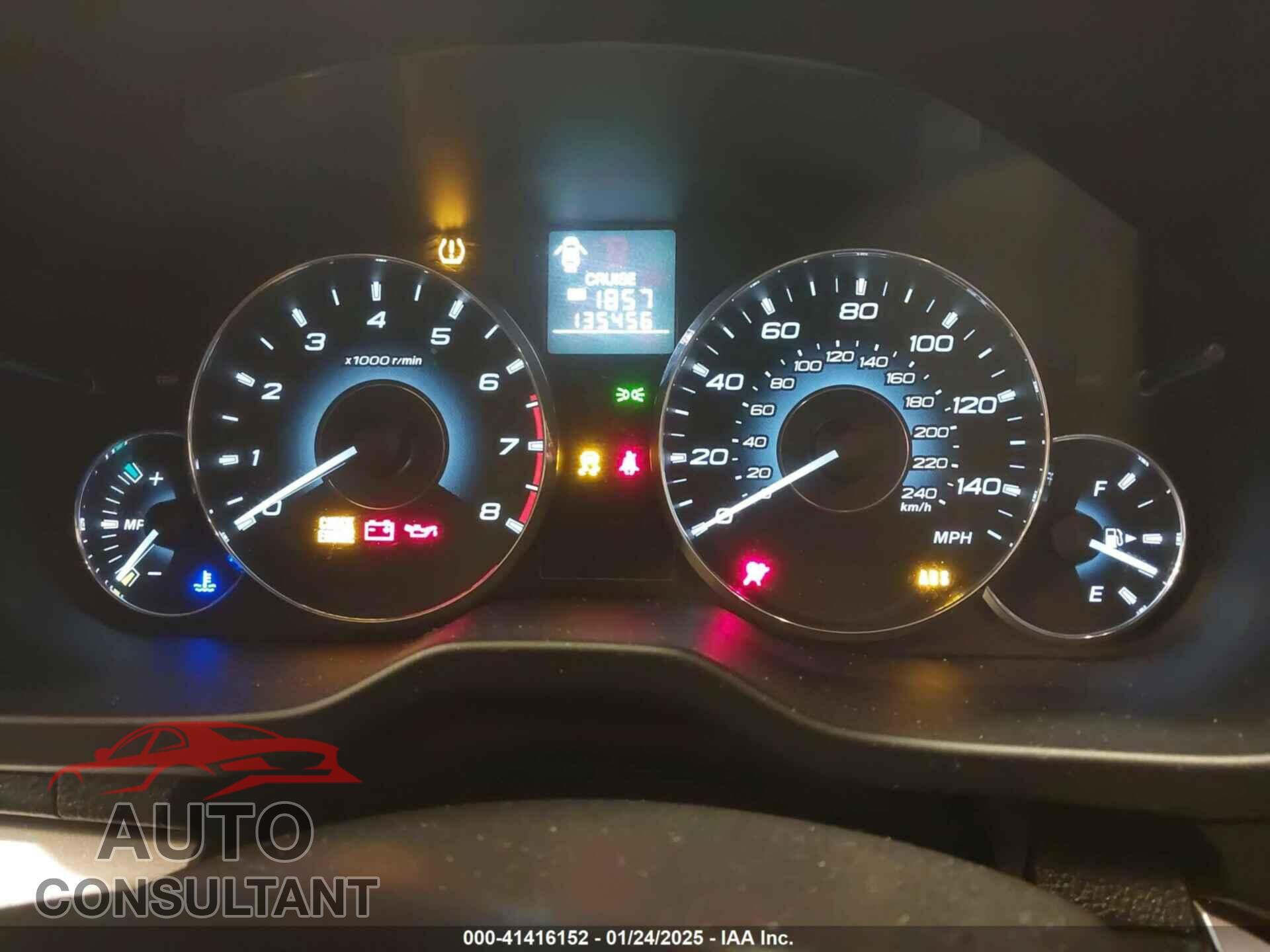 SUBARU LEGACY 2012 - 4S3BMAC66C1030976