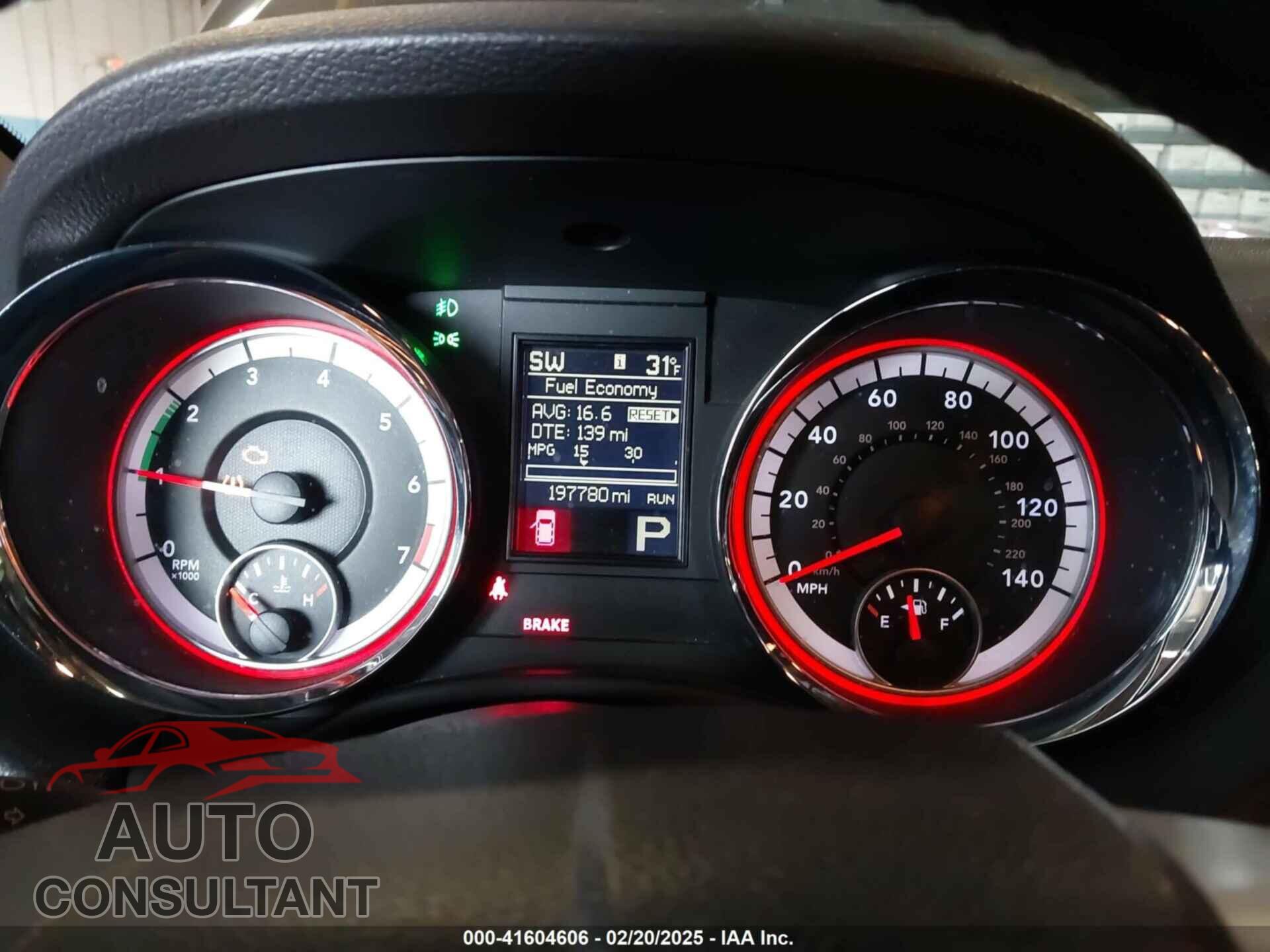 DODGE DURANGO 2011 - 1D4RE2GG2BC618786