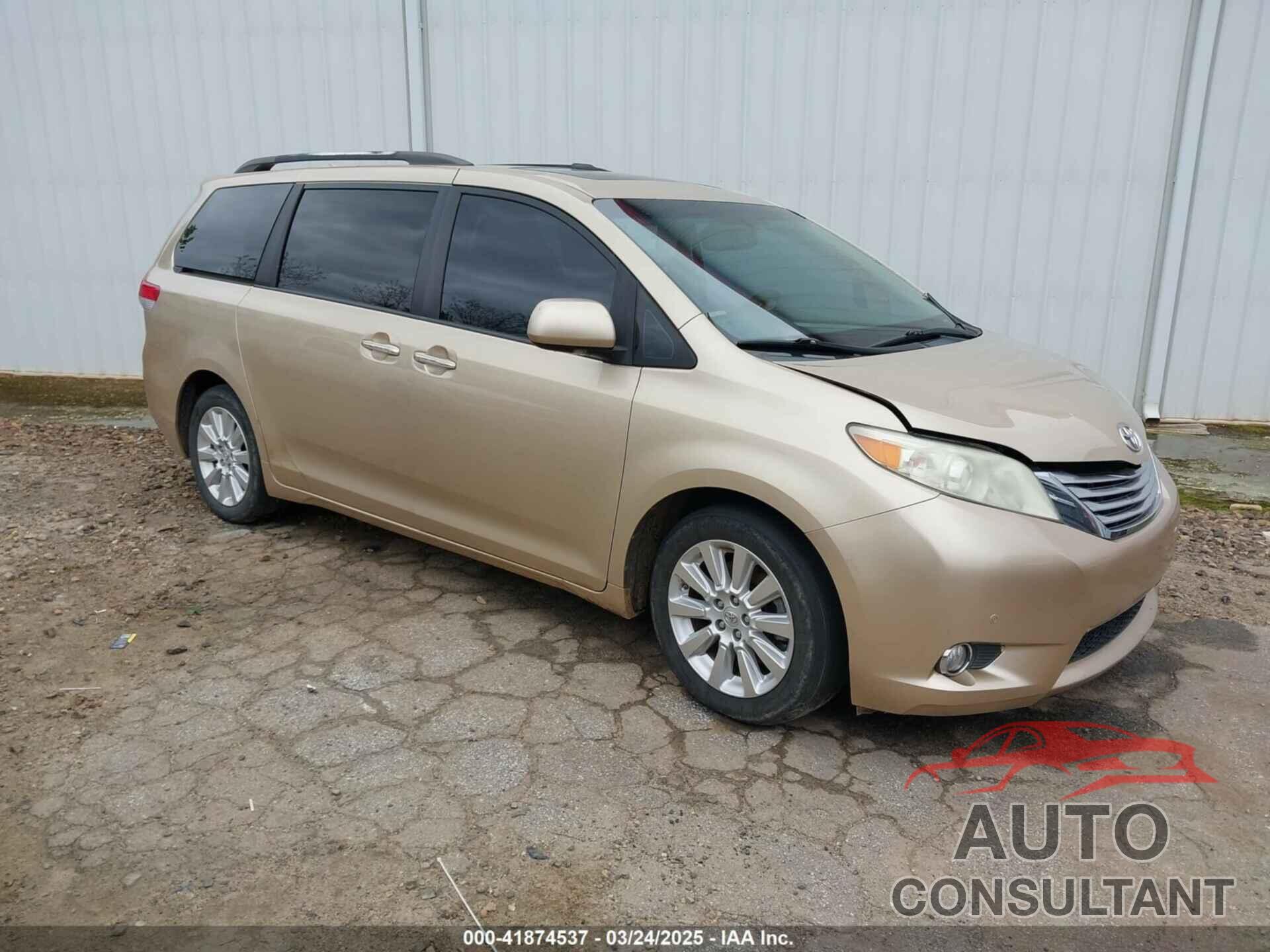 TOYOTA SIENNA 2011 - 5TDYK3DC3BS100192