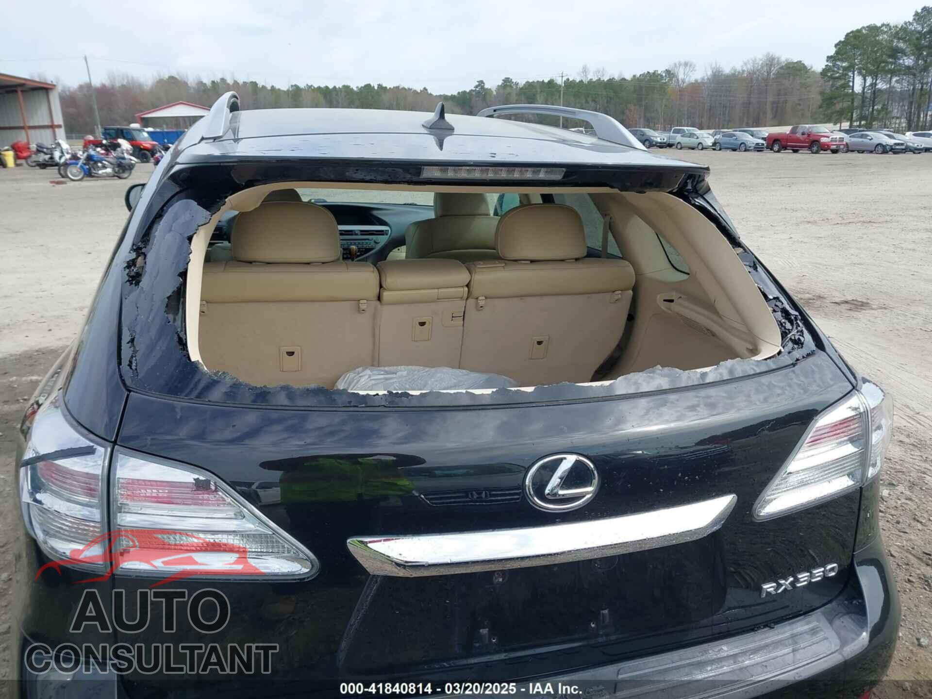 LEXUS RX 350 2011 - 2T2BK1BA9BC094219