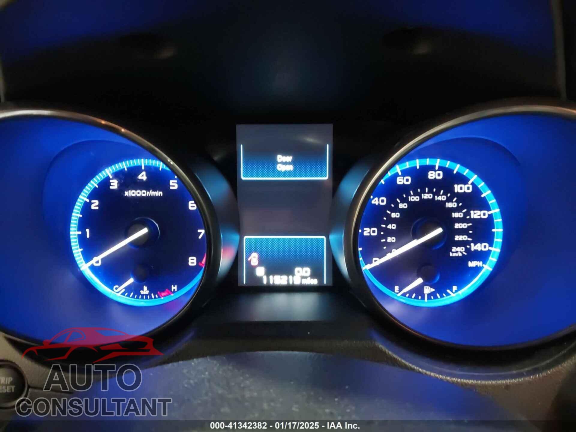 SUBARU OUTBACK 2016 - 4S4BSANC7G3247595