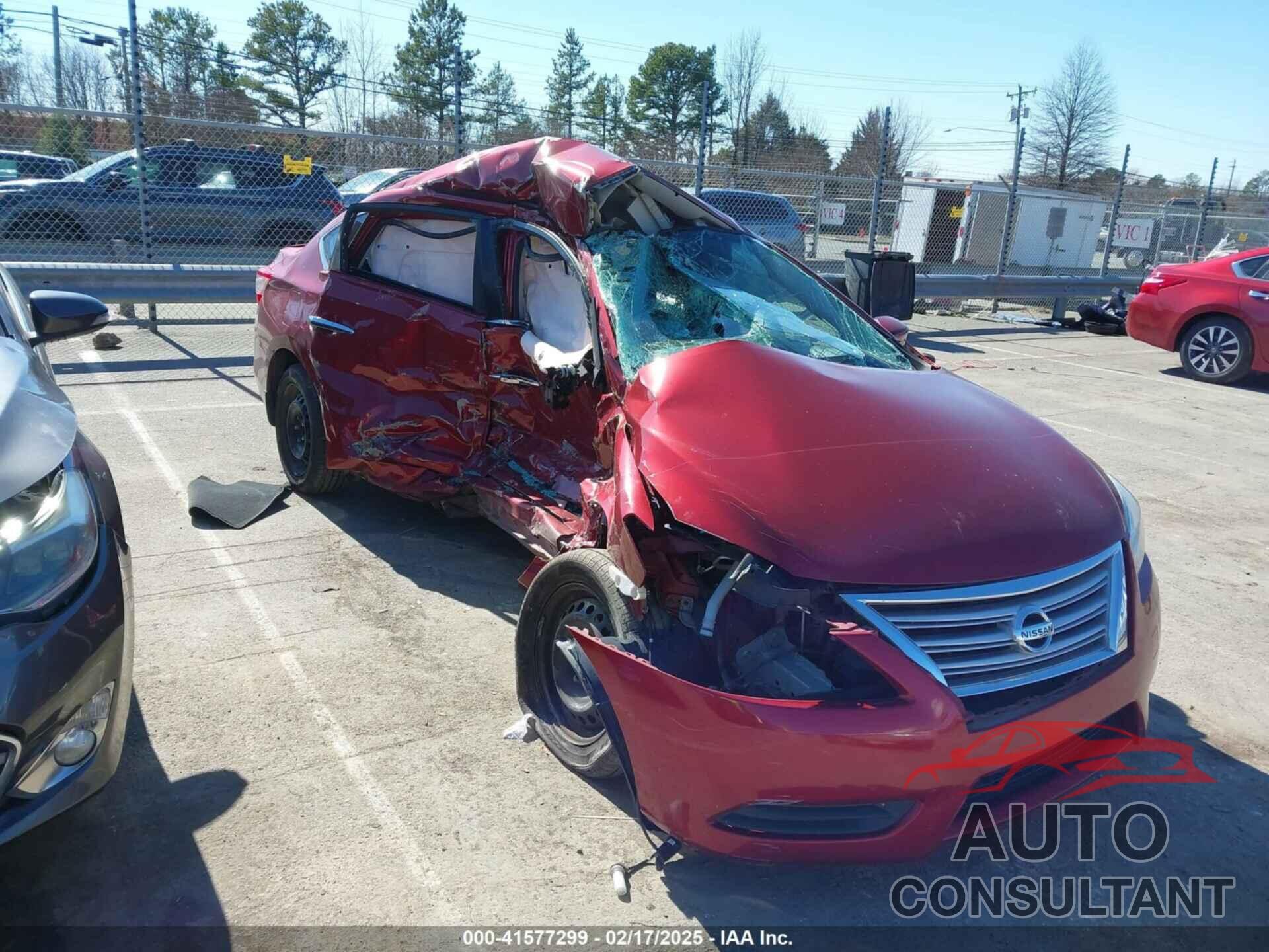 NISSAN SENTRA 2015 - 3N1AB7APXFL683889
