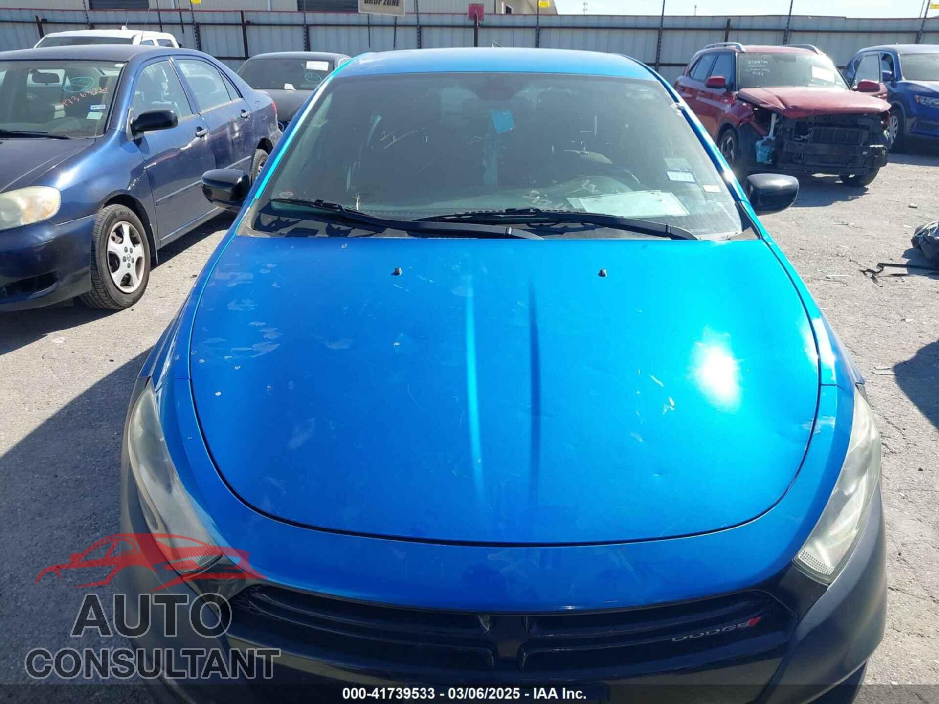 DODGE DART 2015 - 1C3CDFBB7FD212855