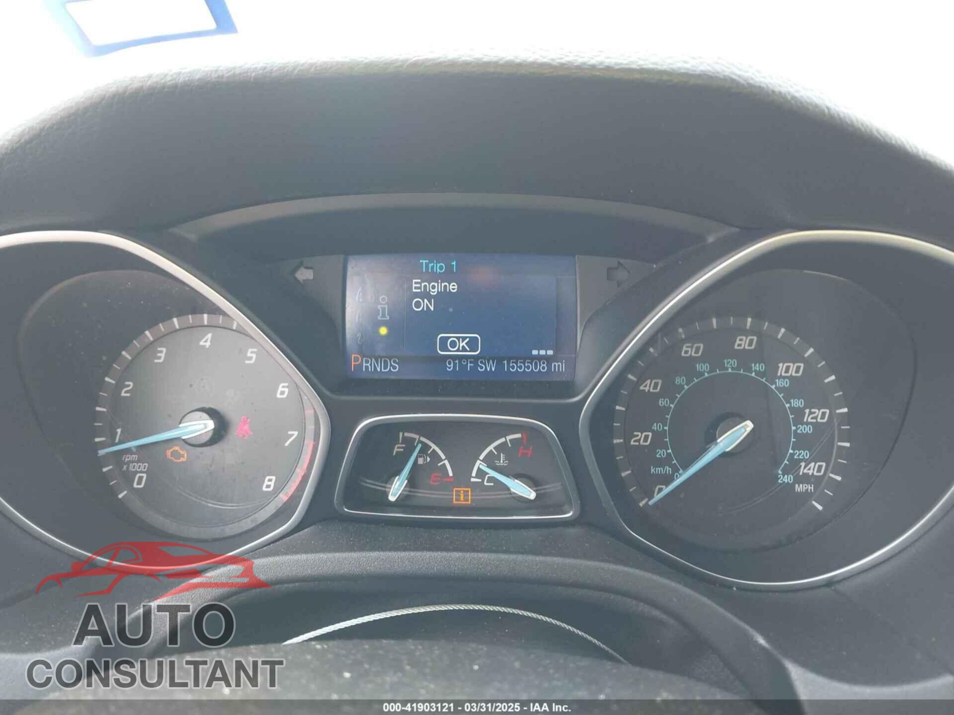 FORD FOCUS 2013 - 1FADP3F21DL271831