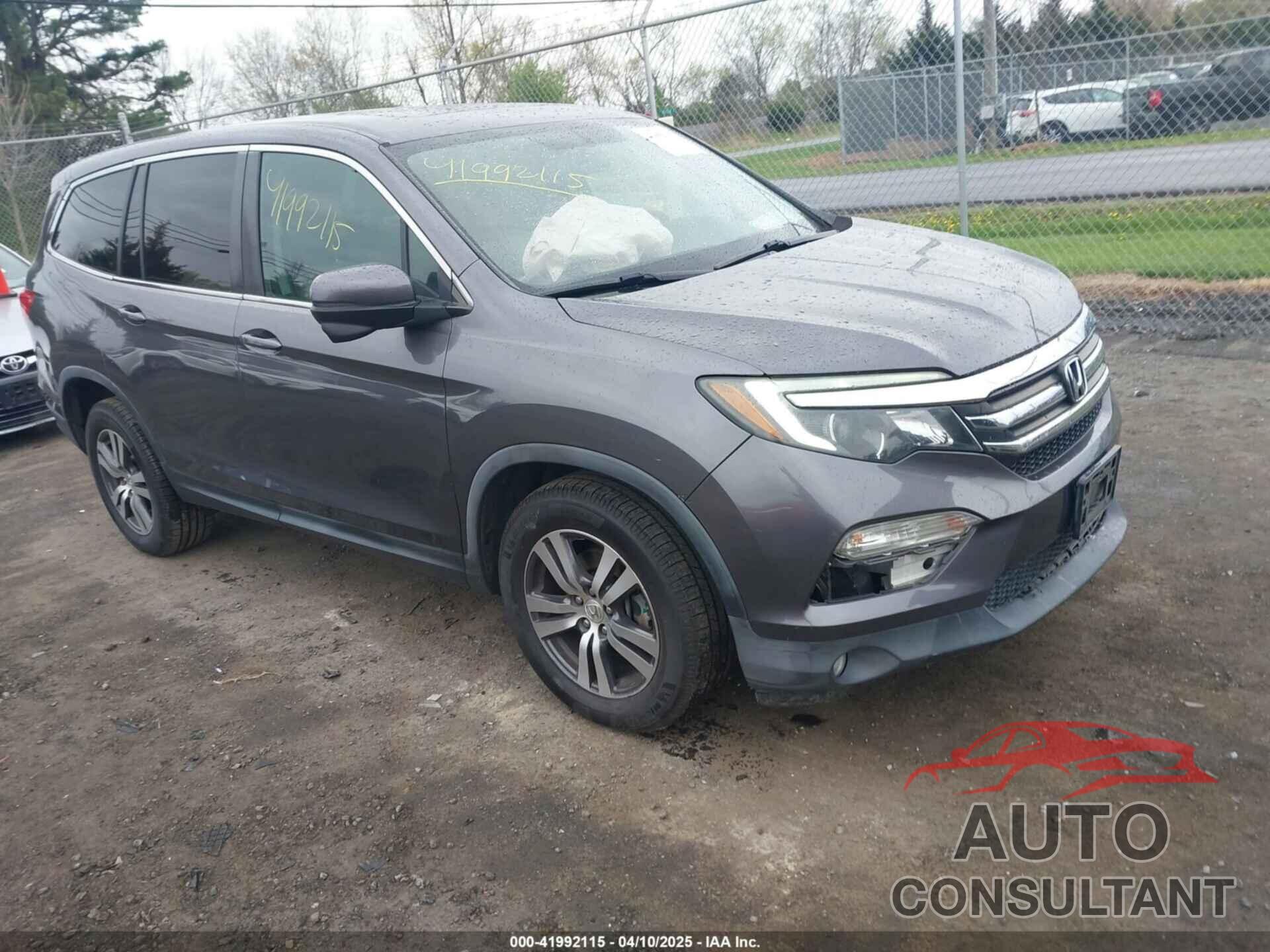 HONDA PILOT 2017 - 5FNYF6H5XHB029443
