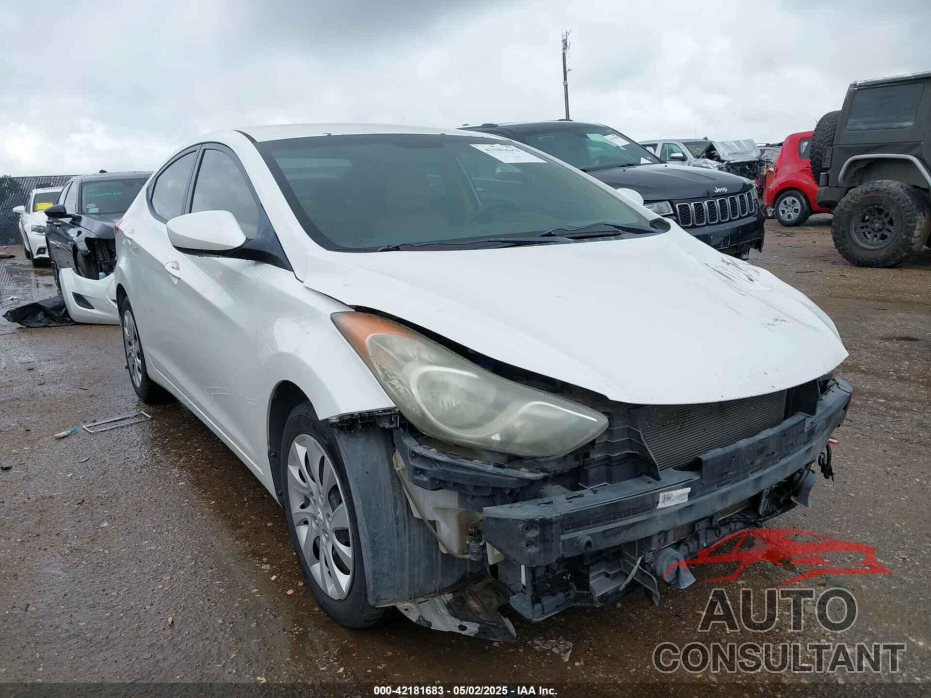 HYUNDAI ELANTRA 2012 - 5NPDH4AE3CH067890