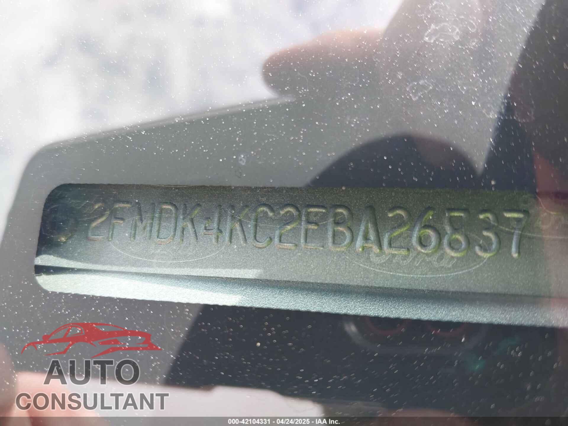 FORD EDGE 2014 - 2FMDK4KC2EBA26837