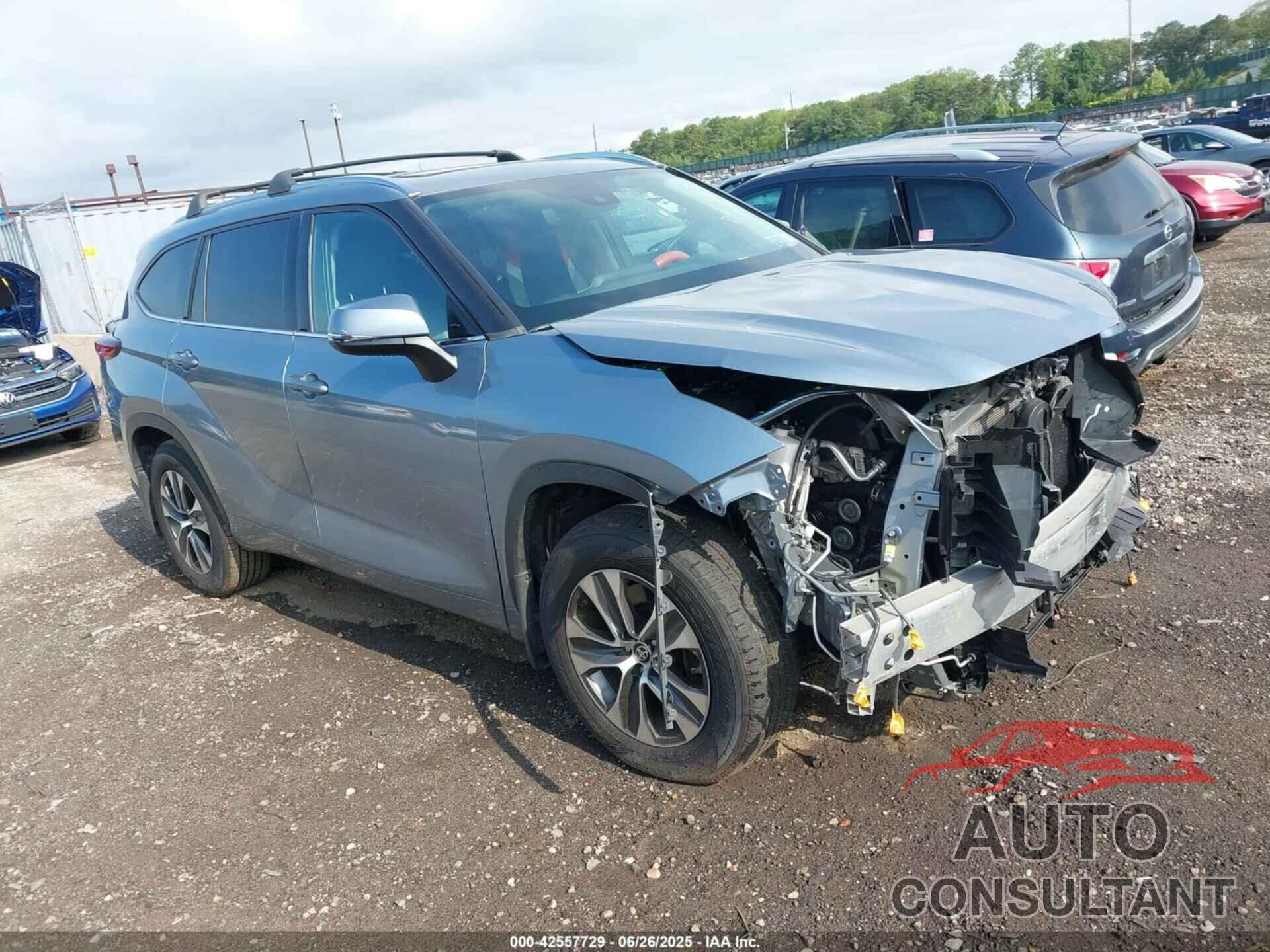 TOYOTA HIGHLANDER 2020 - 5TDGZRBH0LS012887