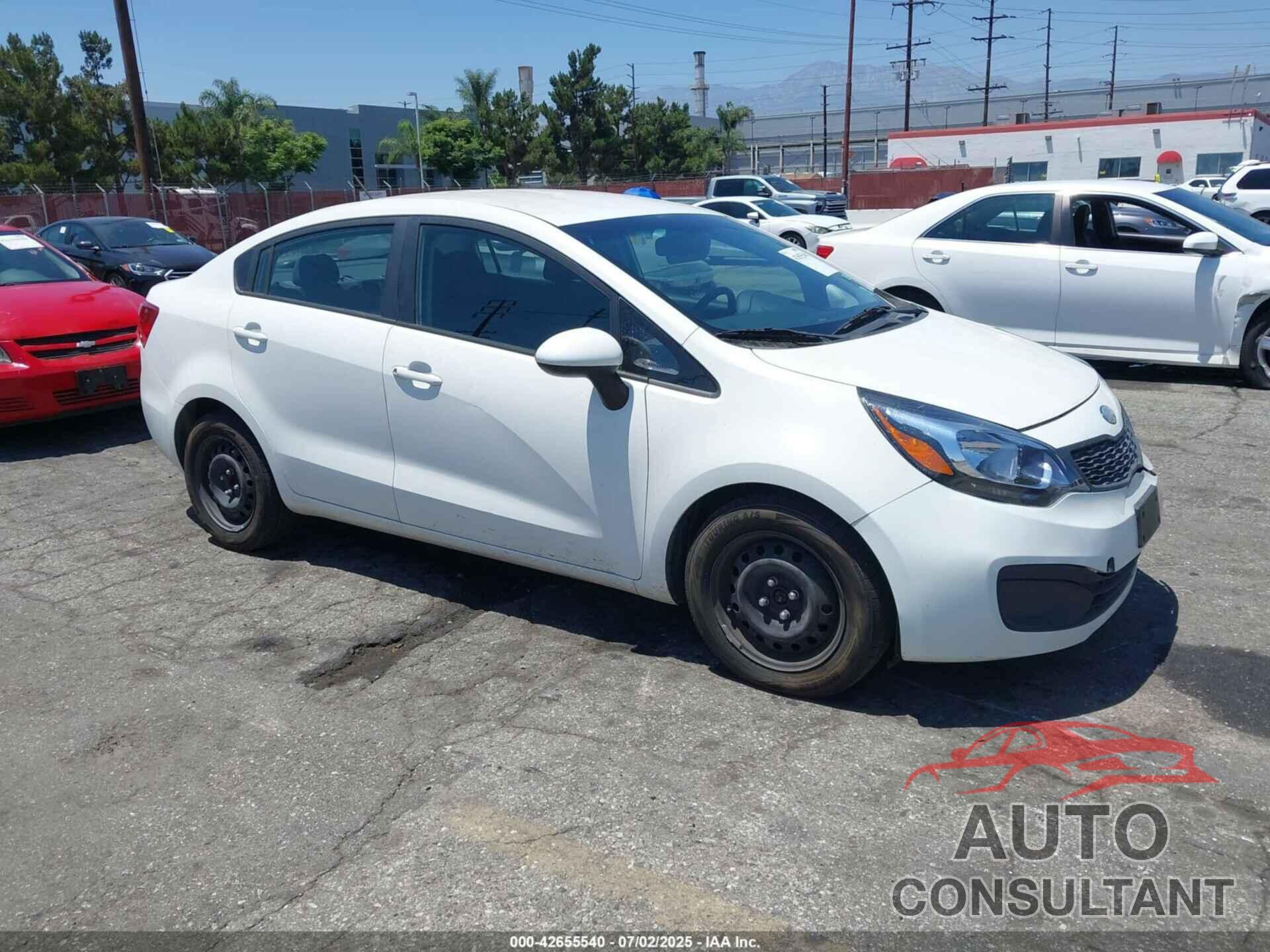 KIA RIO 2013 - KNADM4A38D6308376