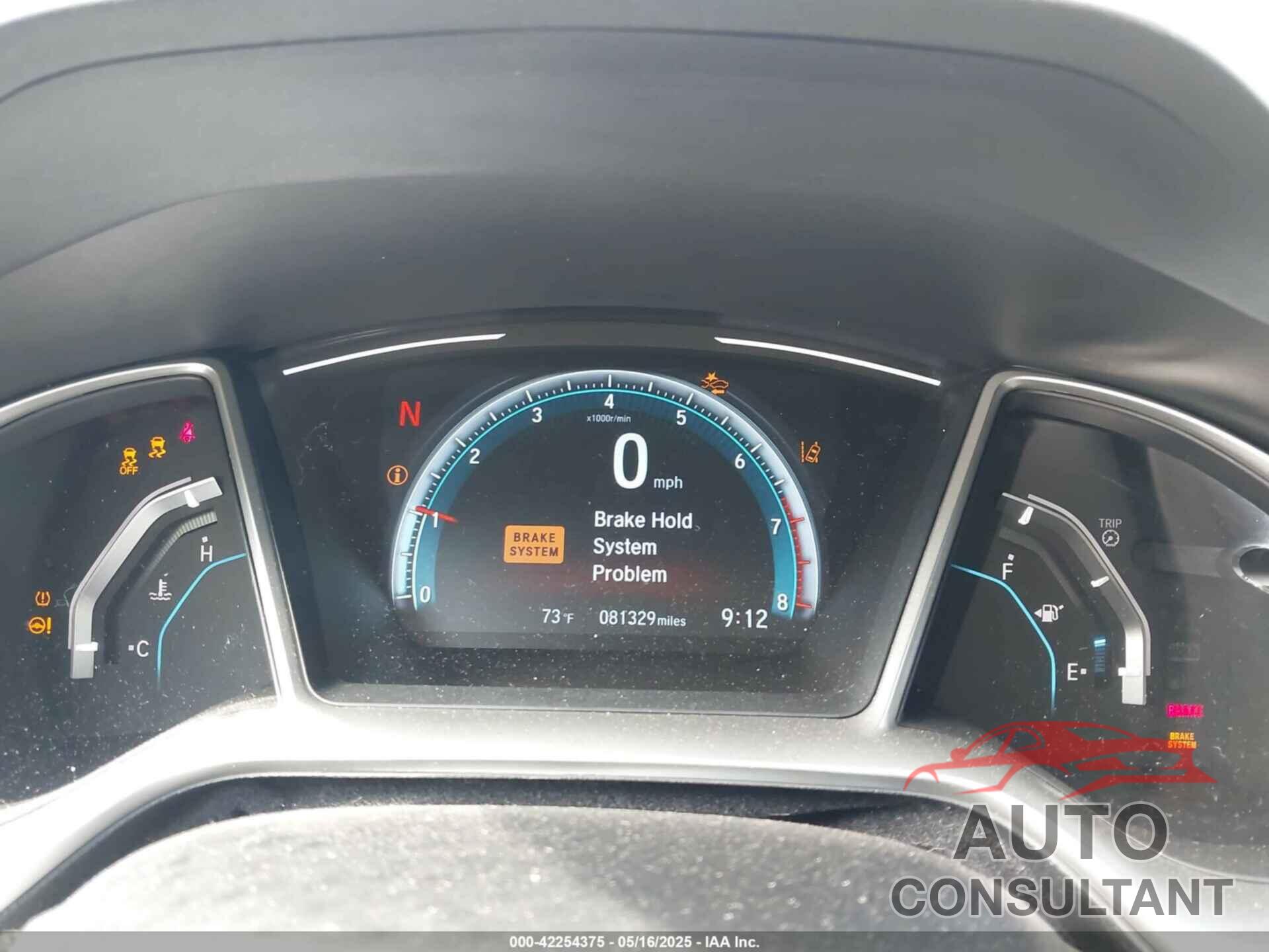 HONDA CIVIC 2017 - 2HGFC2F83HH505324
