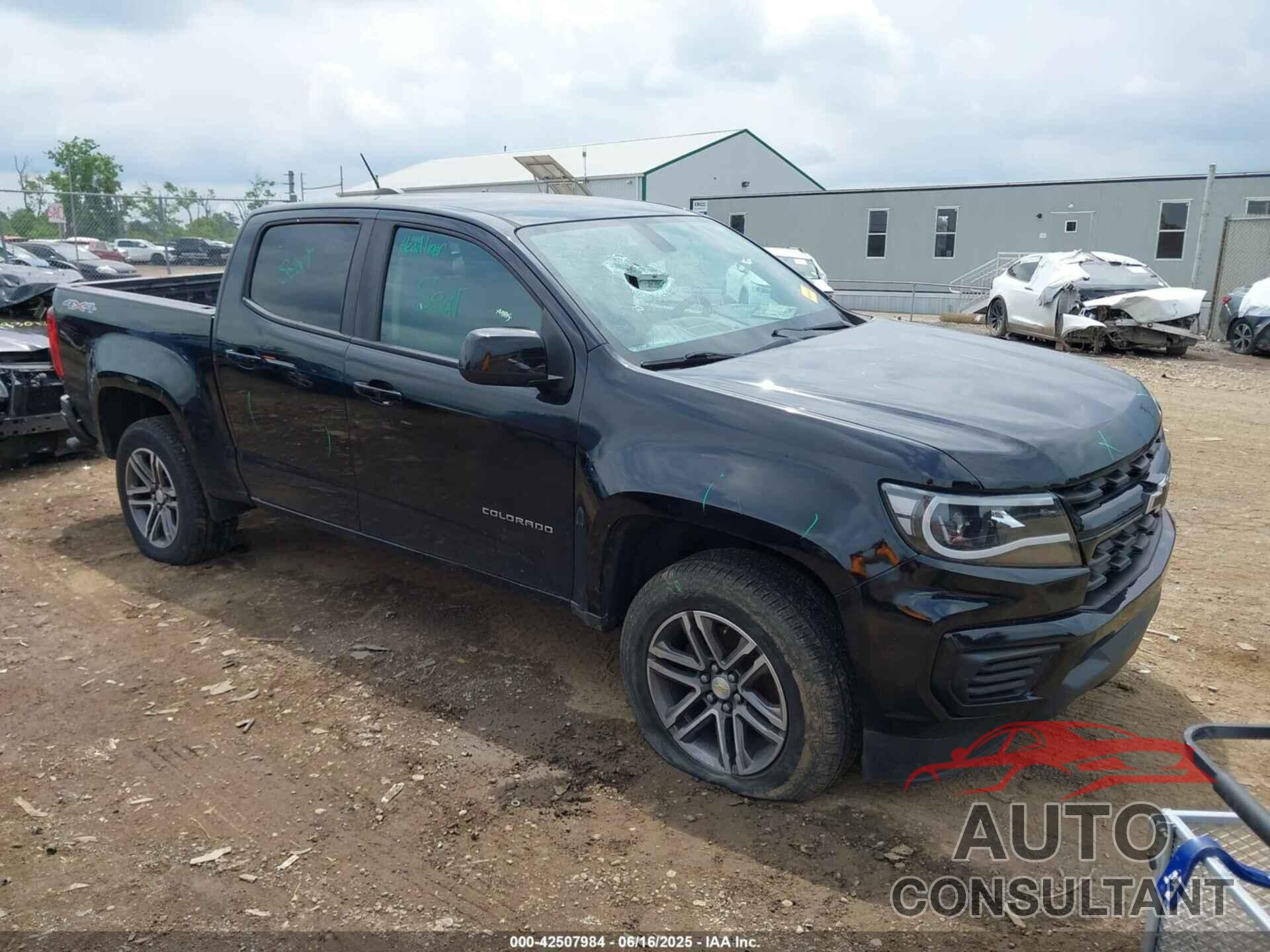 CHEVROLET COLORADO 2021 - 1GCGTBEN3M1141666