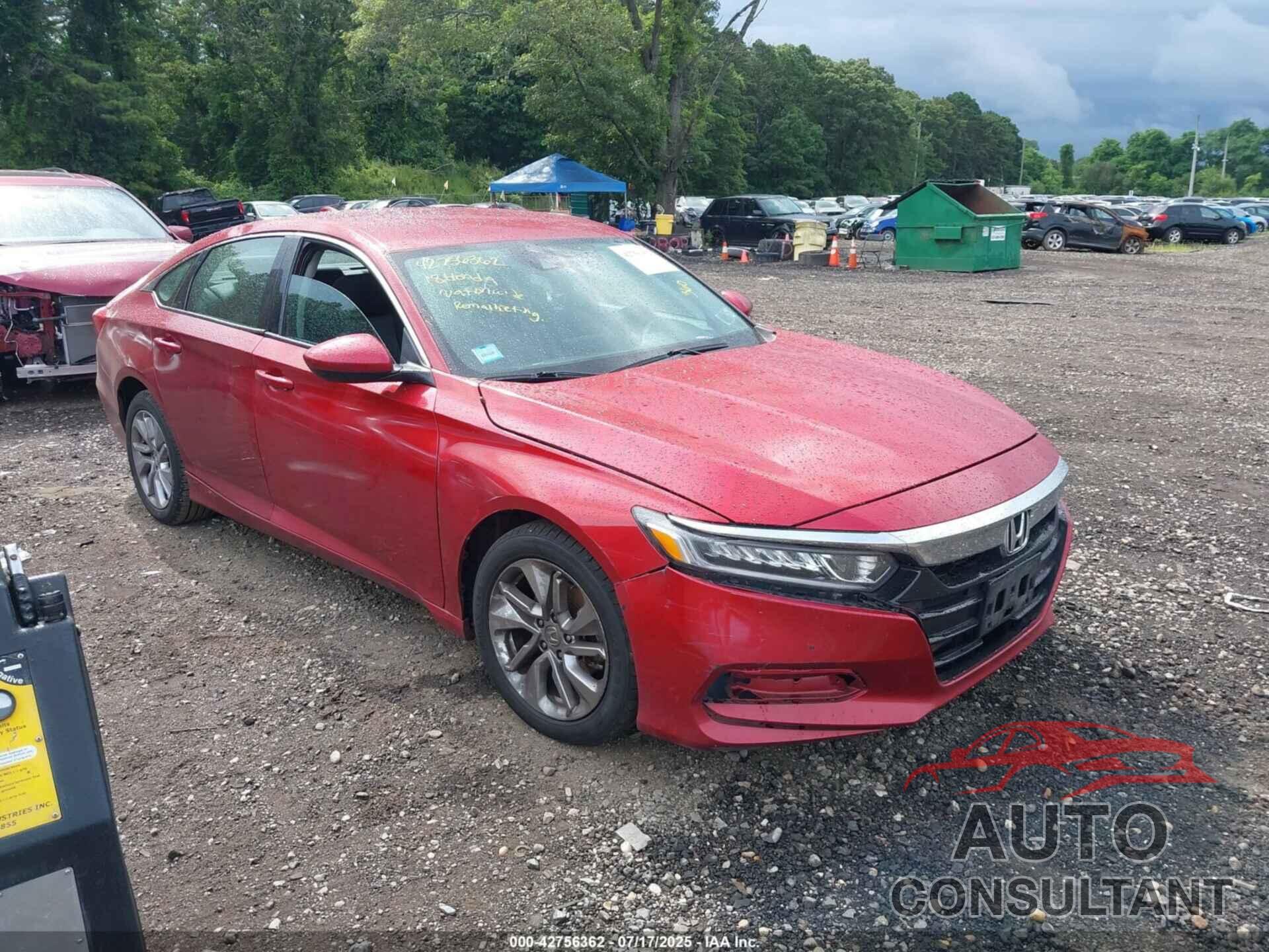 HONDA ACCORD 2018 - 1HGCV1F18JA092749