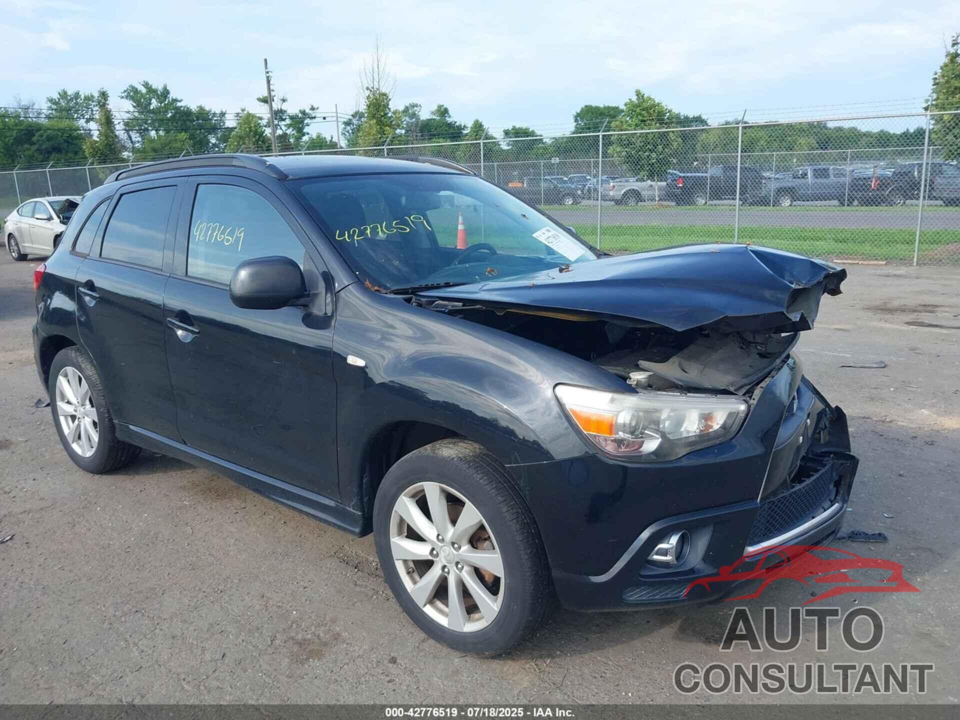MITSUBISHI OUTLANDER SPORT 2012 - JA4AR4AU2CZ001292