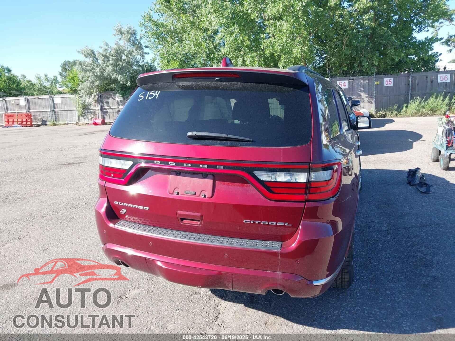 DODGE DURANGO 2022 - 1C4SDJET3NC219109