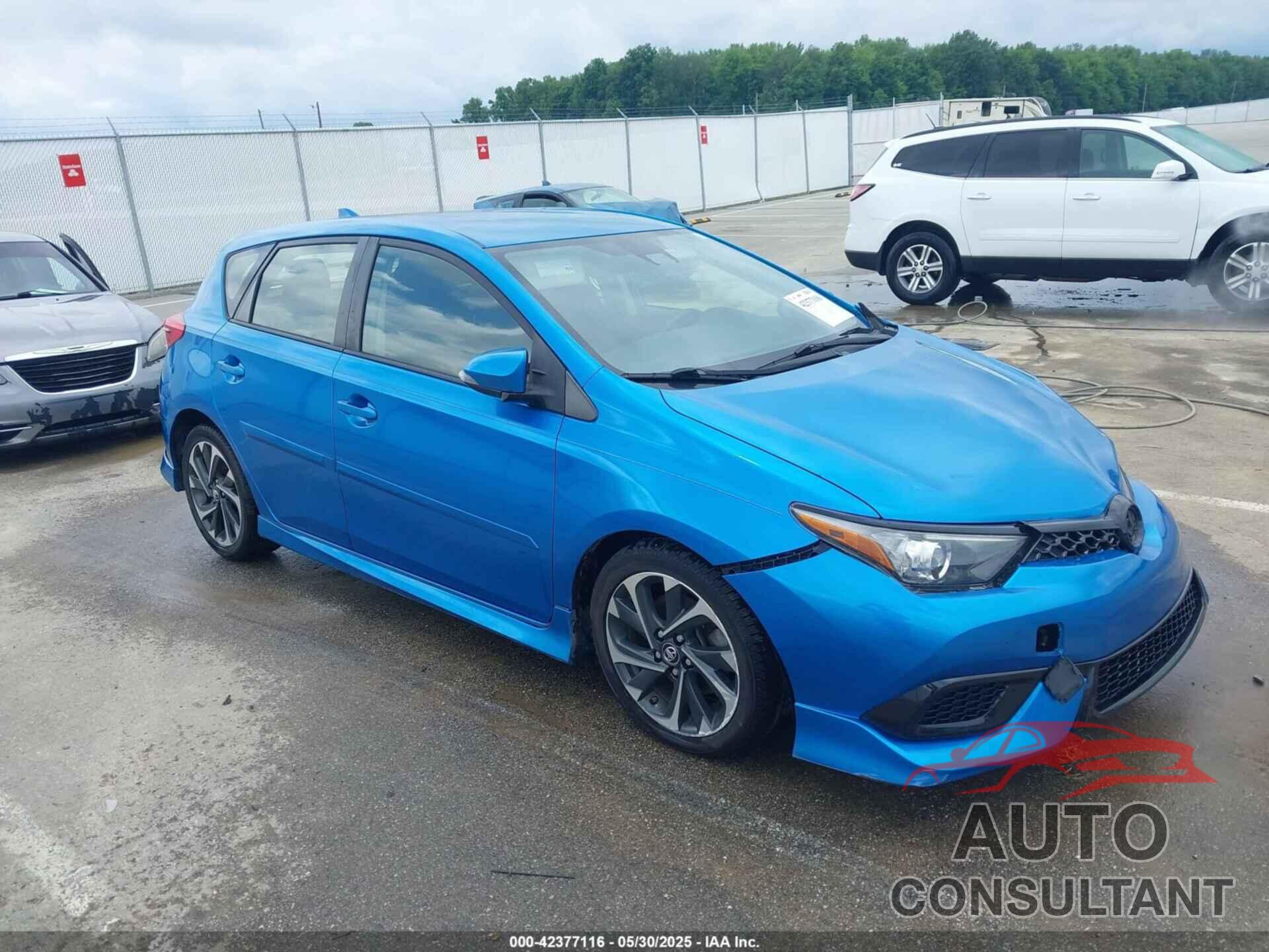 TOYOTA COROLLA IM 2017 - JTNKARJEXHJ527260