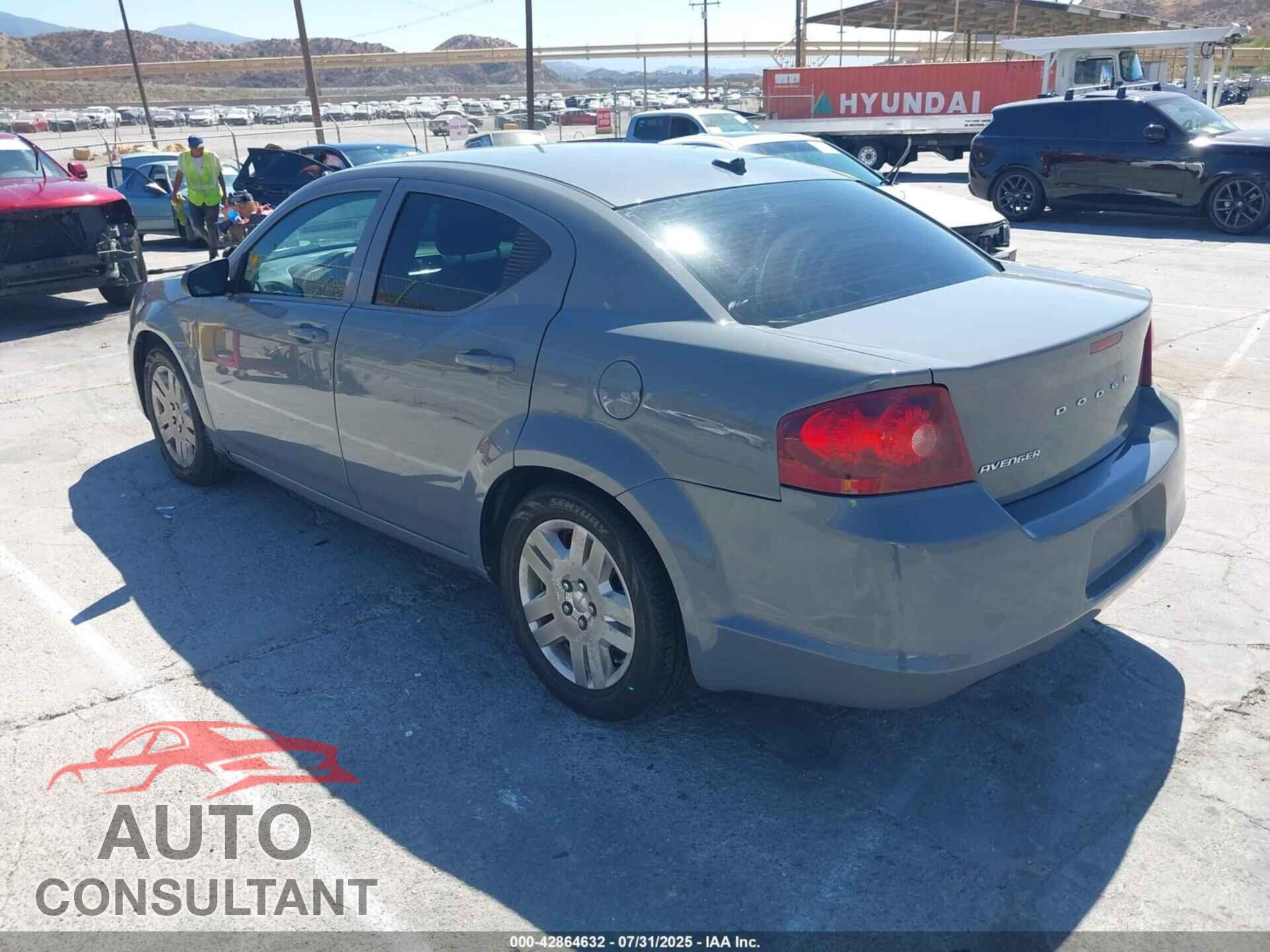 DODGE AVENGER 2014 - 1C3CDZAB4EN126897
