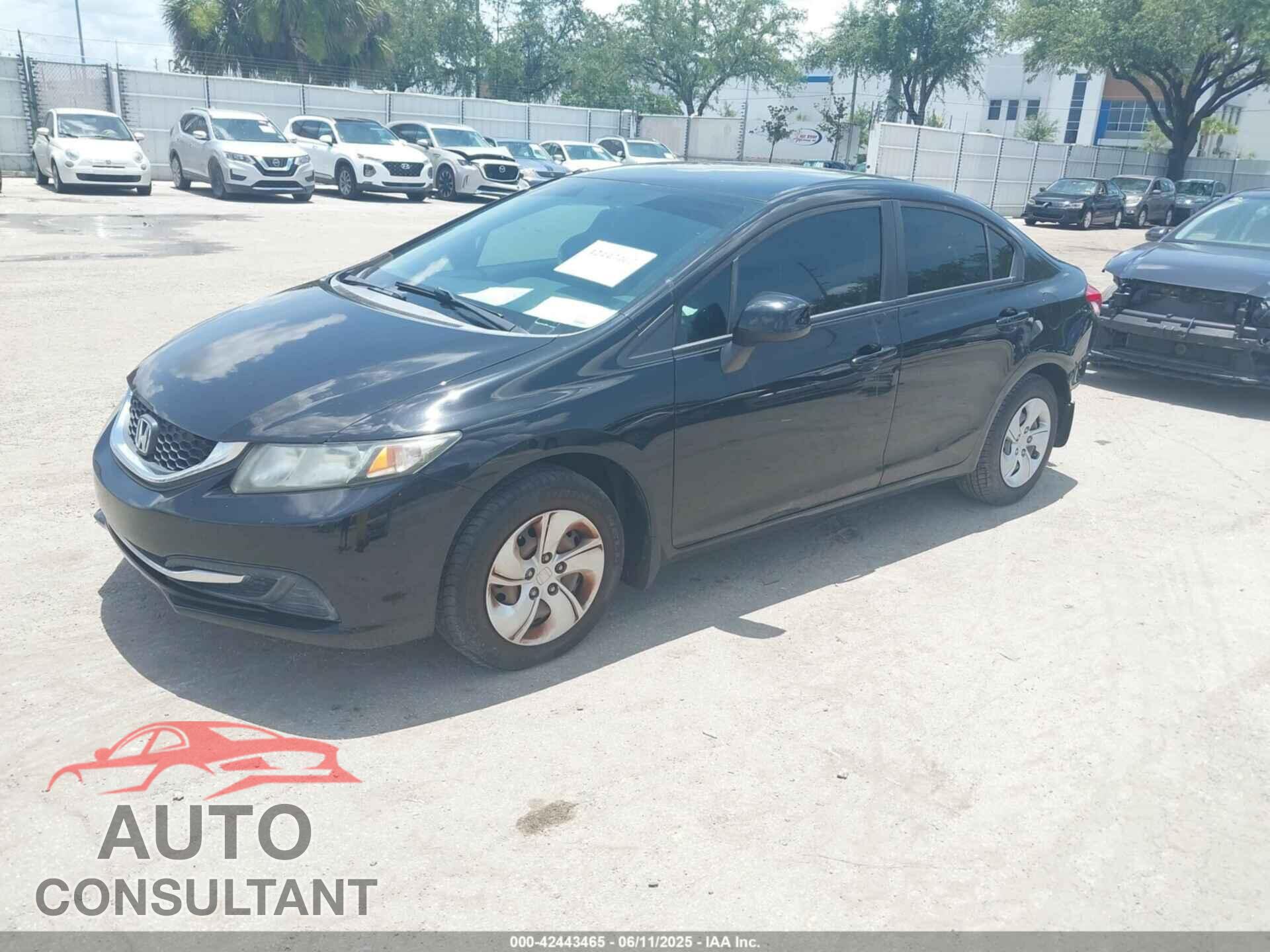 HONDA CIVIC 2013 - 19XFB2F59DE002247