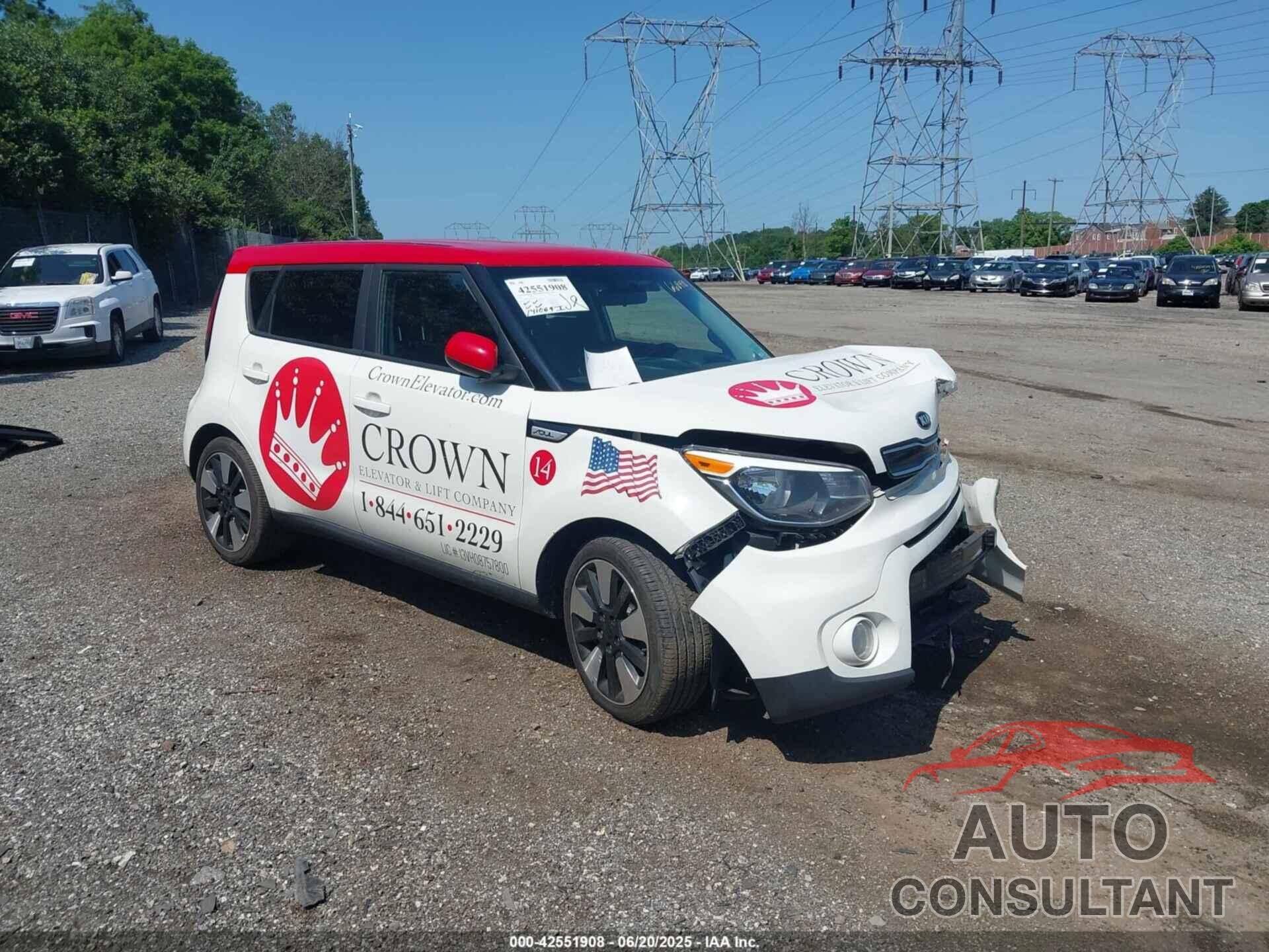 KIA SOUL 2019 - KNDJP3A52K7668498