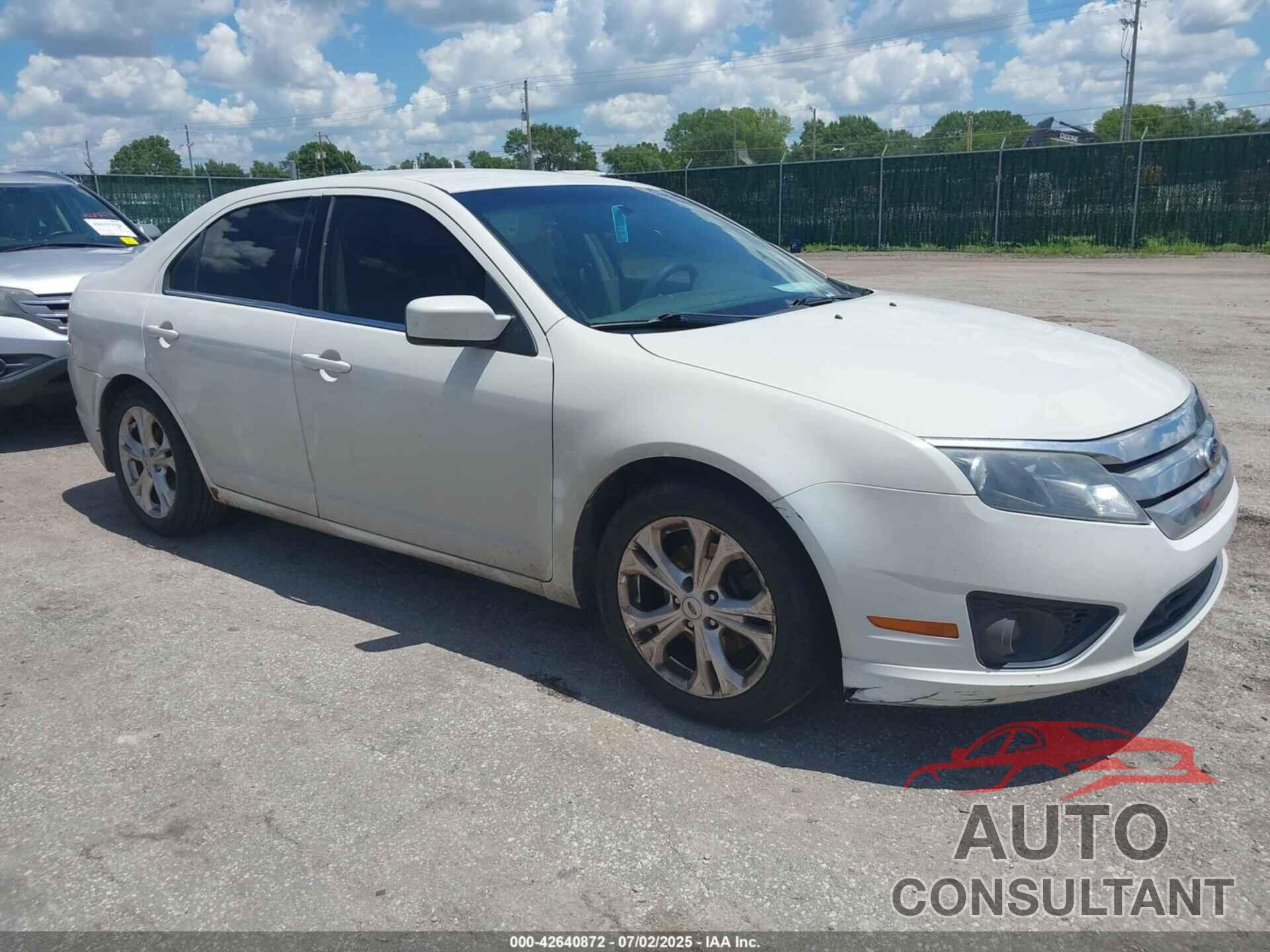FORD FUSION 2012 - 3FAHP0HA2CR377368