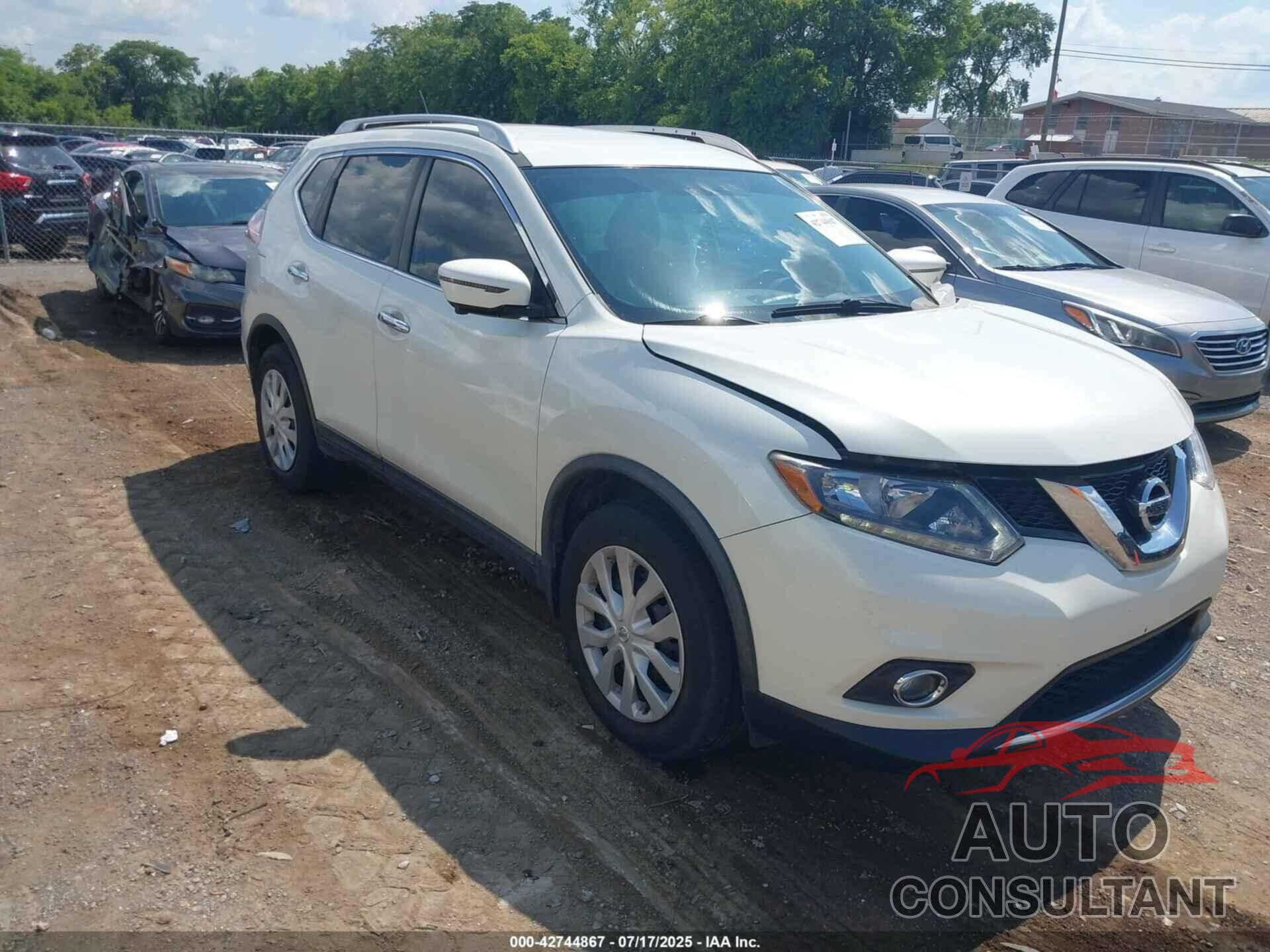 NISSAN ROGUE 2016 - KNMAT2MT3GP722074