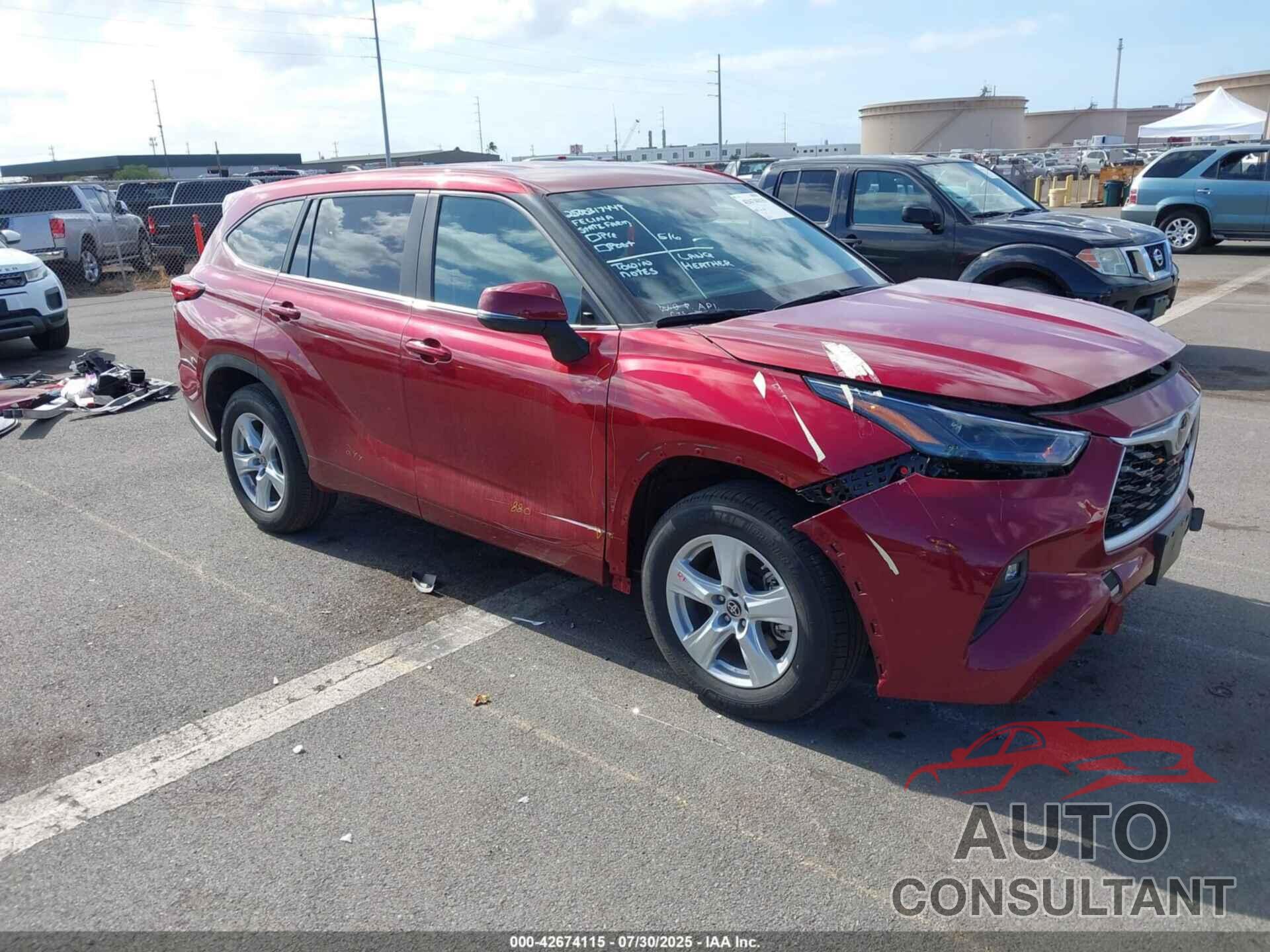 TOYOTA HIGHLANDER 2023 - 5TDKDRAHXPS509316