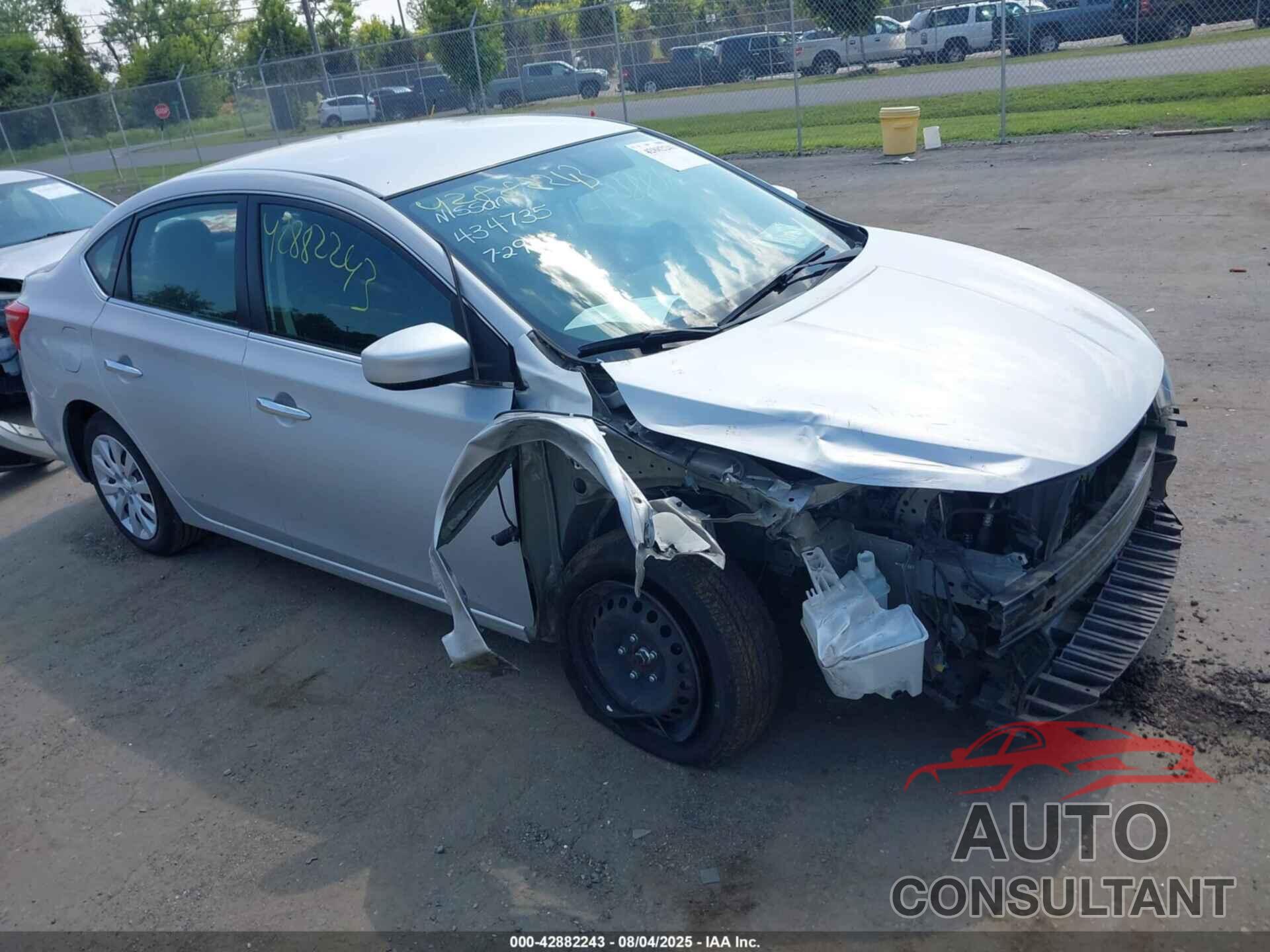 NISSAN SENTRA 2019 - 3N1AB7AP5KY236741